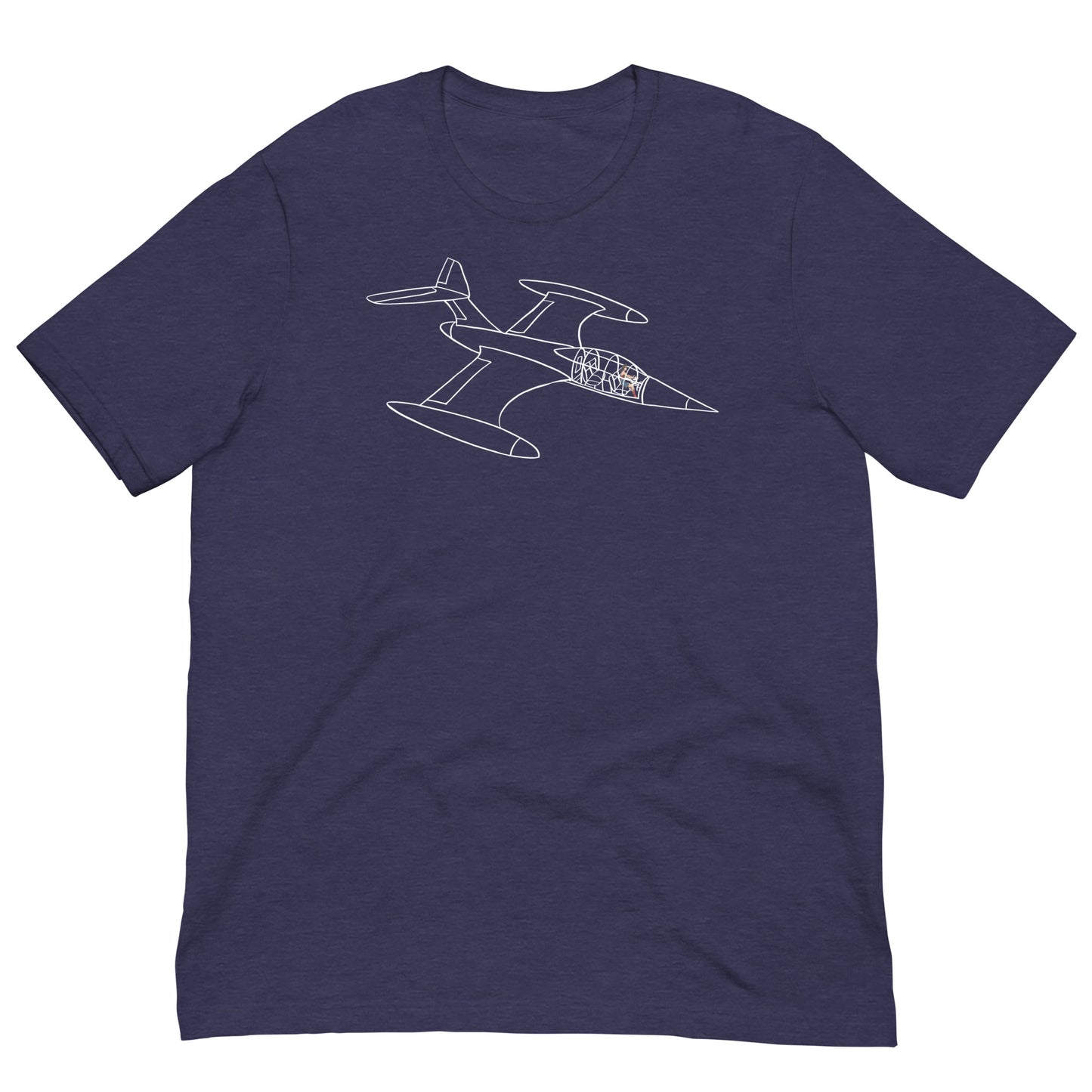 Invisible Jet Negative Space Softstyle Unisex Tee