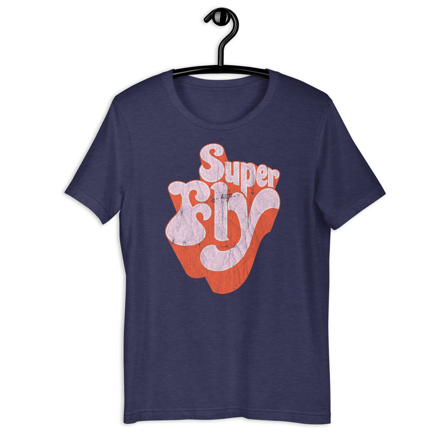 Super Fly (Pink) 70s Blaxploitation Funk Distressed Softstyle Tee