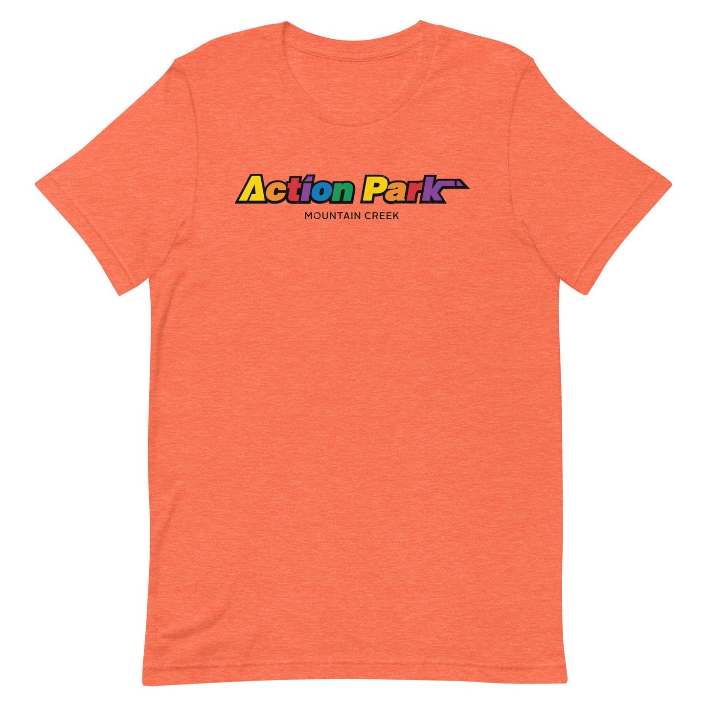 Mountain Creek Theme Park Distressed Vintage Logo Classic Nostalgia Softstyle Tee
