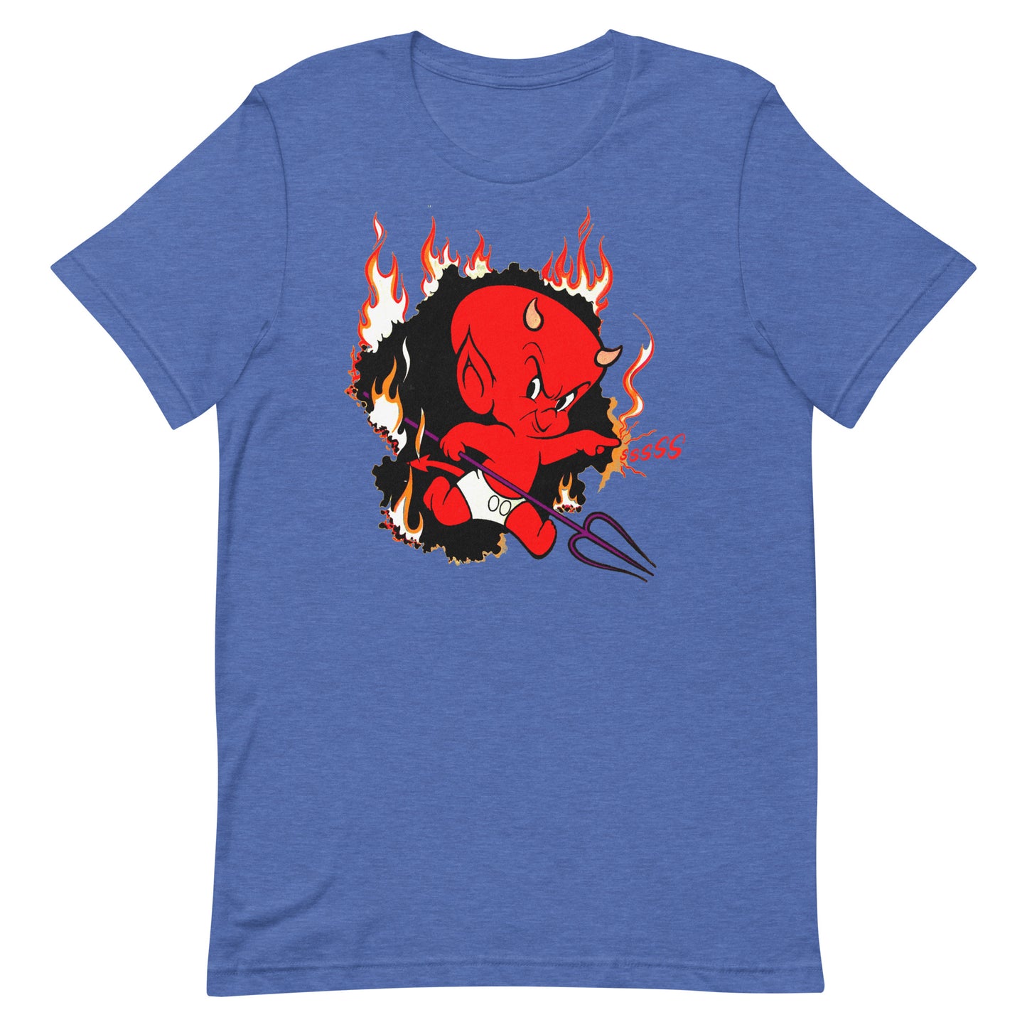 Little Devil Portal to Hell Chest Burst Vintage Softstyle Tee