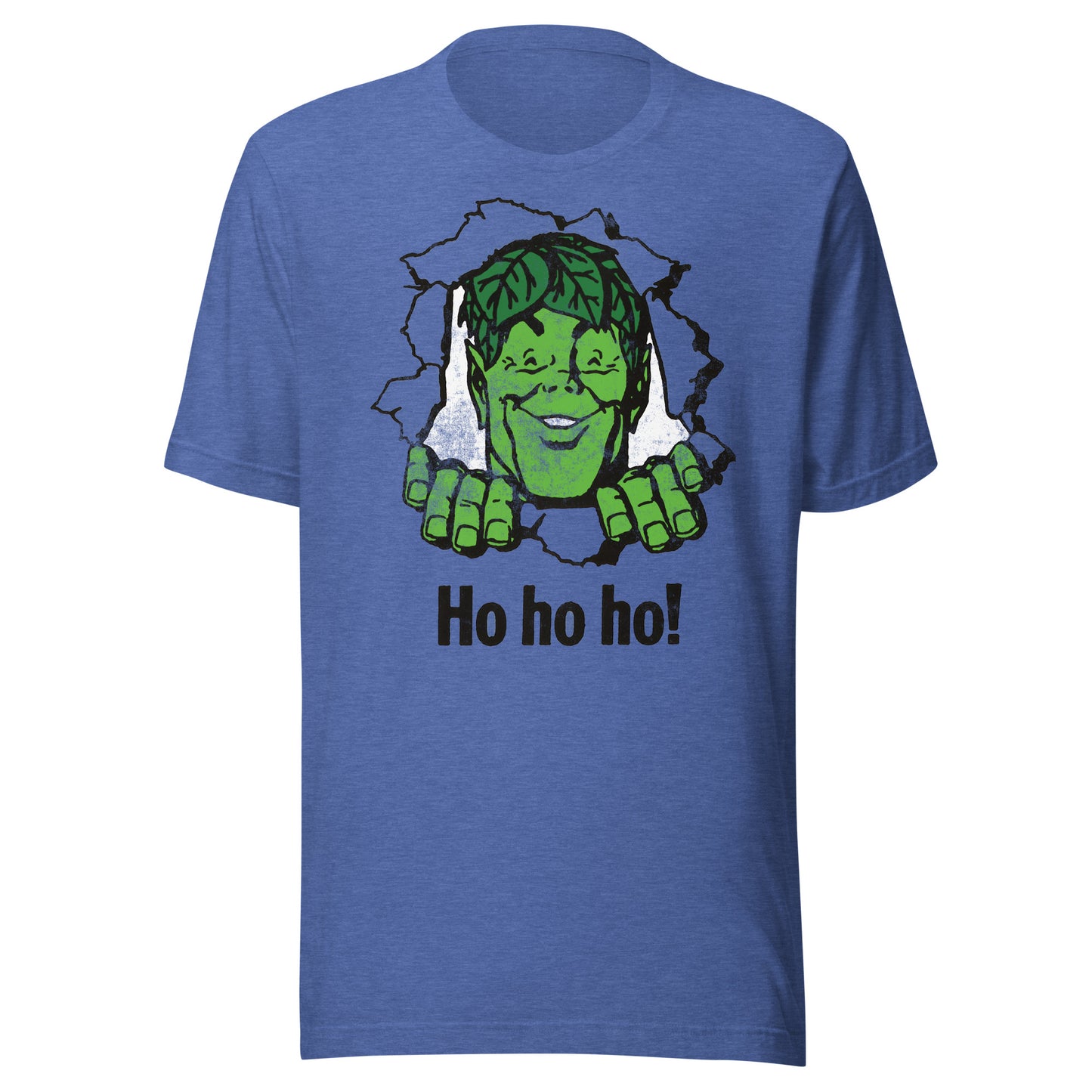Jolly Giant Ho Ho Ho! Chest Burst Distressed Vintage Softstyle T-Shirt