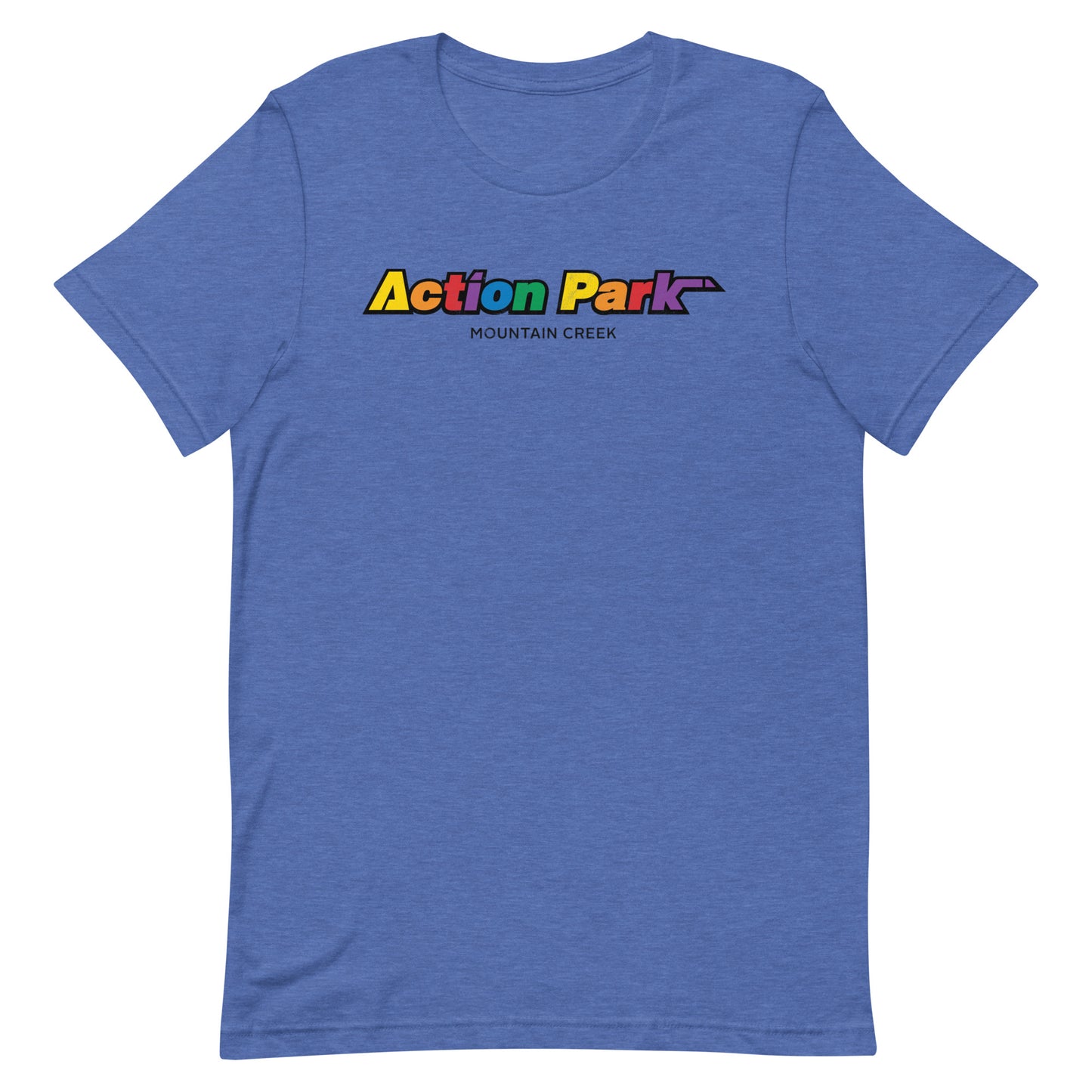 Mountain Creek Theme Park Distressed Vintage Logo Classic Nostalgia Softstyle Tee