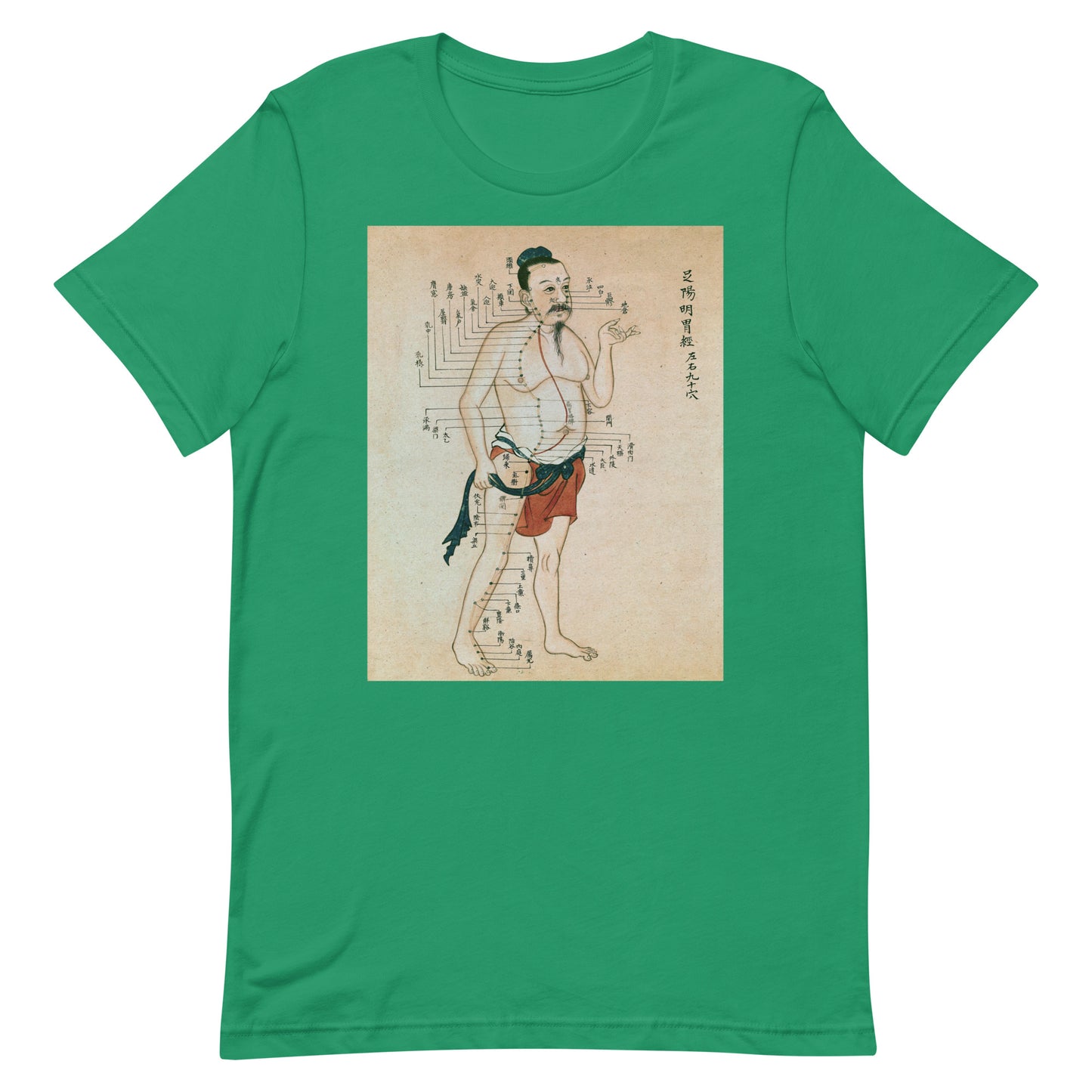 Dim-Mak Ancient Pressure Point Meridian Parchment Softstyle T-Shirt