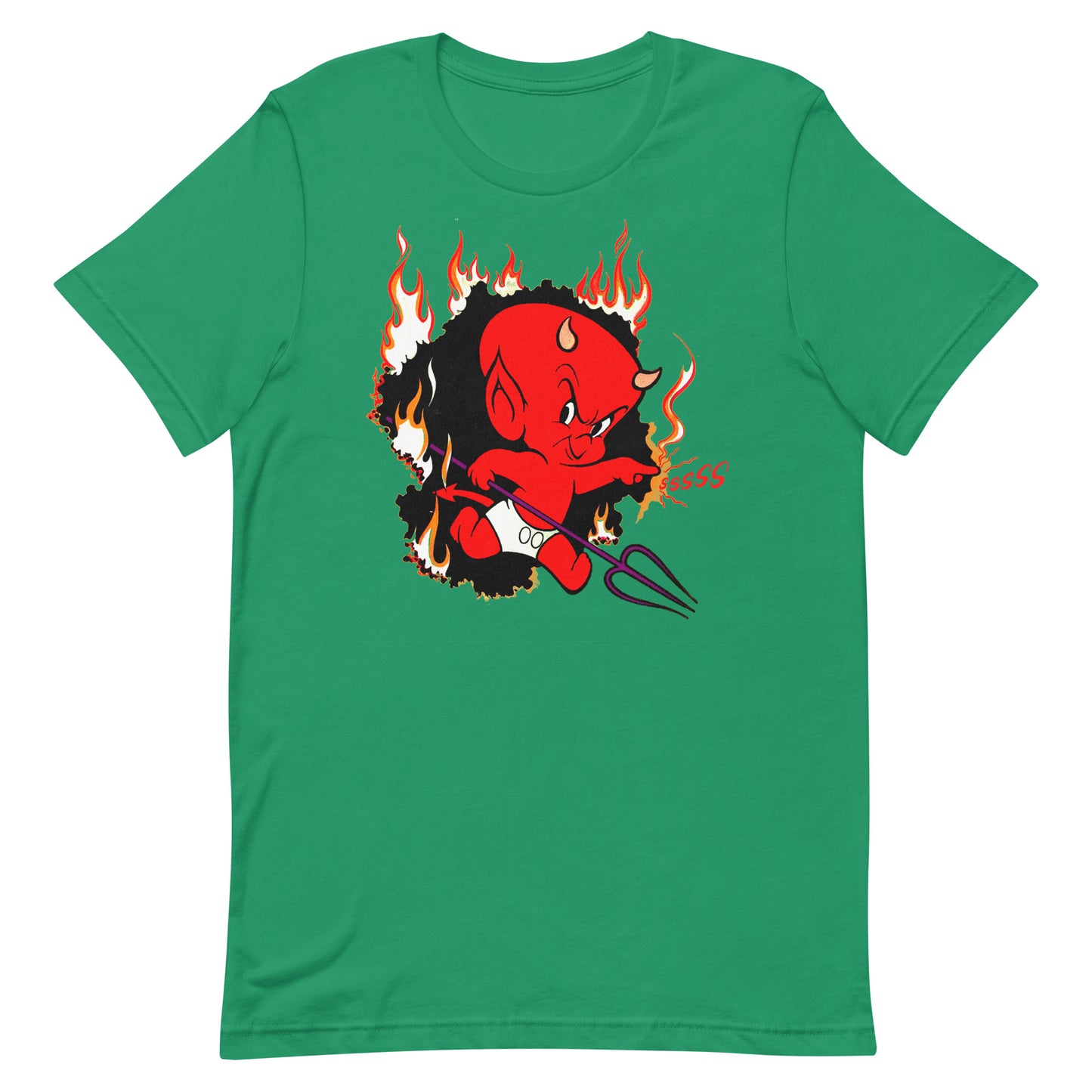 Little Devil Portal to Hell Chest Burst Vintage Softstyle Tee