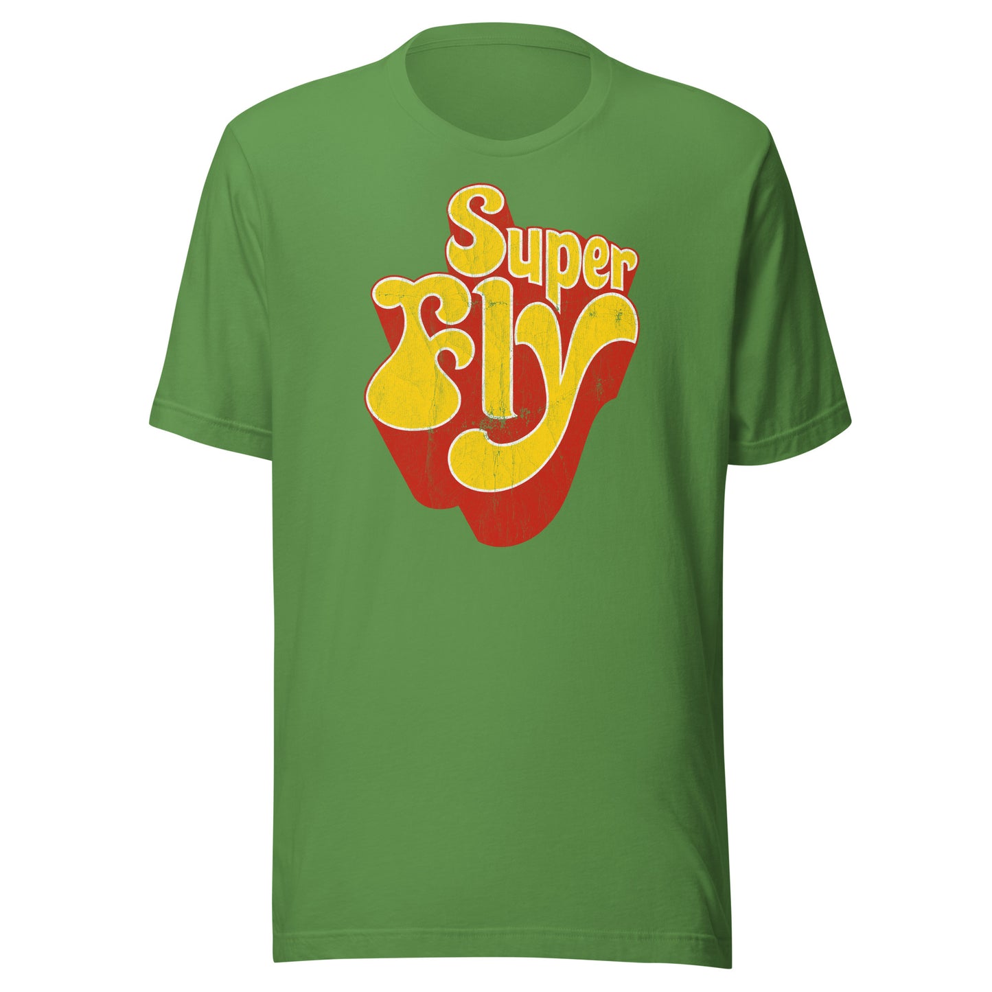 Super Fly (Yellow) 70s Blaxploitation Funk Distressed Softstyle Tee
