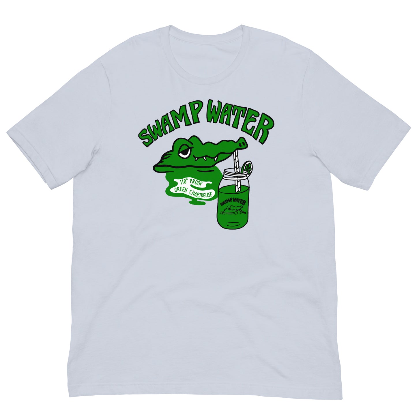 Swamp Water Green Chartreuse As Worn By Joey Ramone Unisex Softstyle Tee