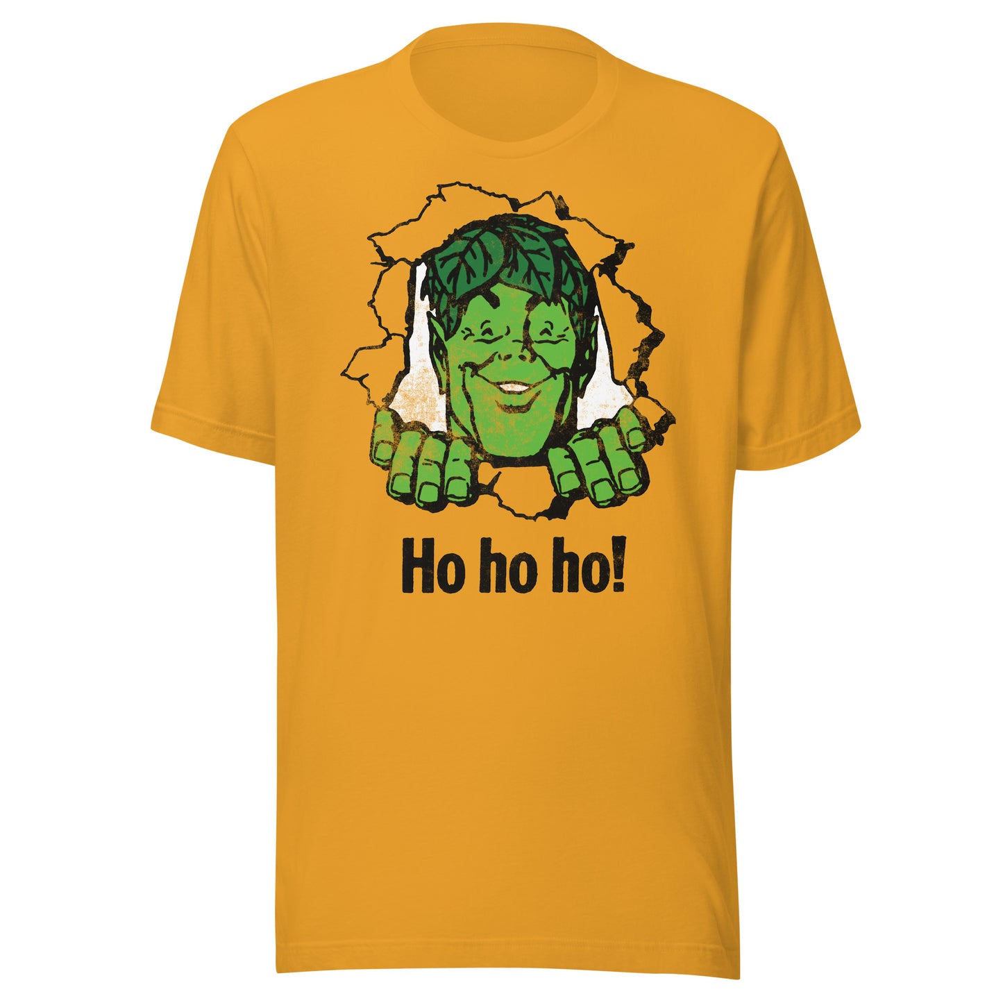 Jolly Giant Ho Ho Ho! Chest Burst Distressed Vintage Softstyle T-Shirt