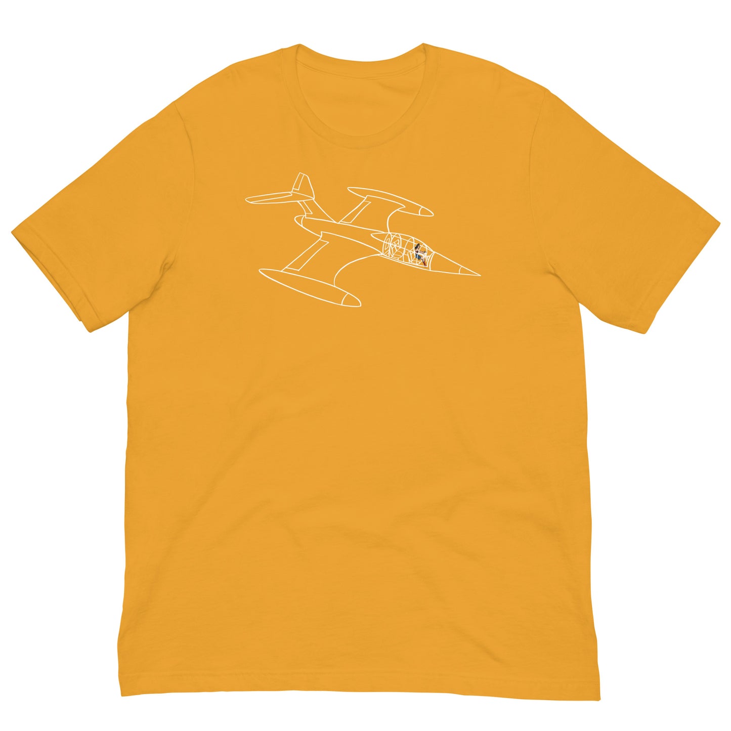 Invisible Jet Negative Space Softstyle Unisex Tee