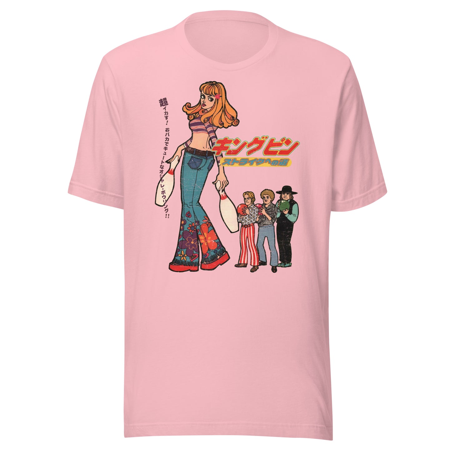 Kingpin Japanese Art Poster (Road to Kingpin Strike) Distressed Sofstyle Unisex Tee