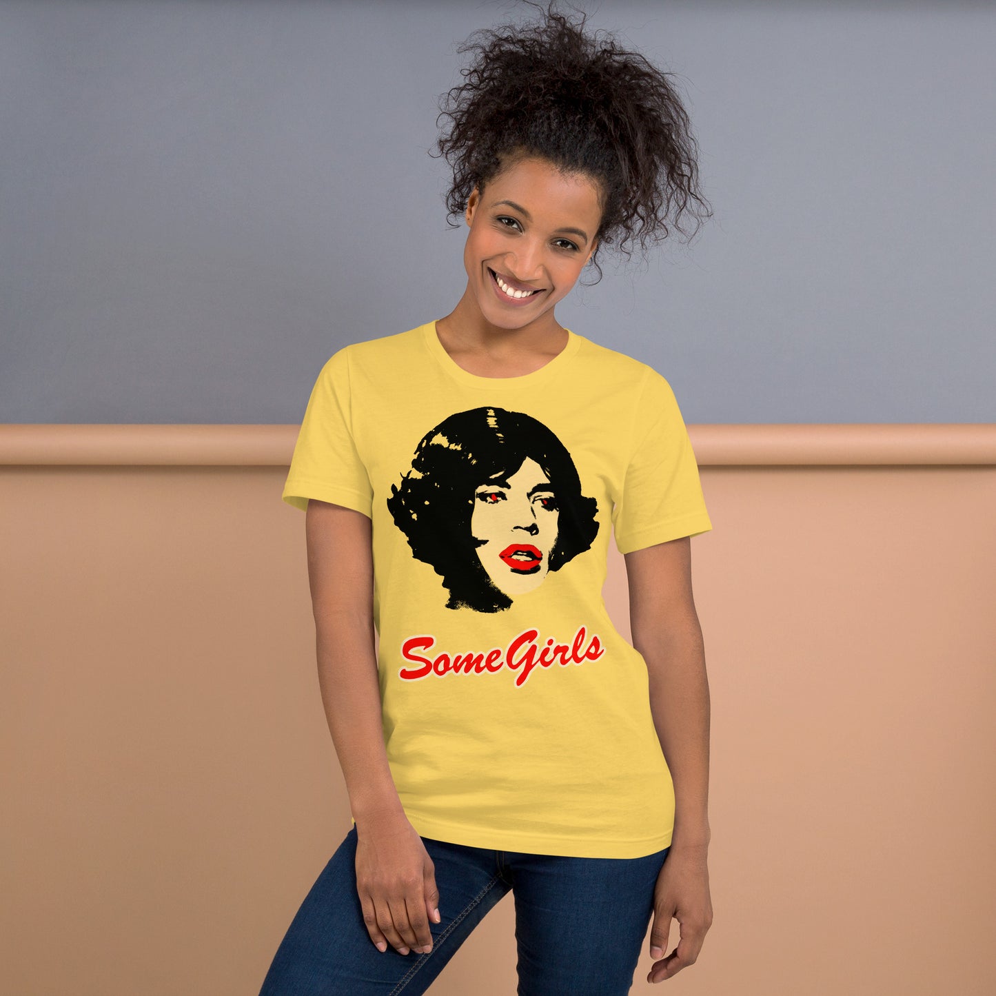Pop Art Mick Softstyle Vintage Unisex T-Shirt