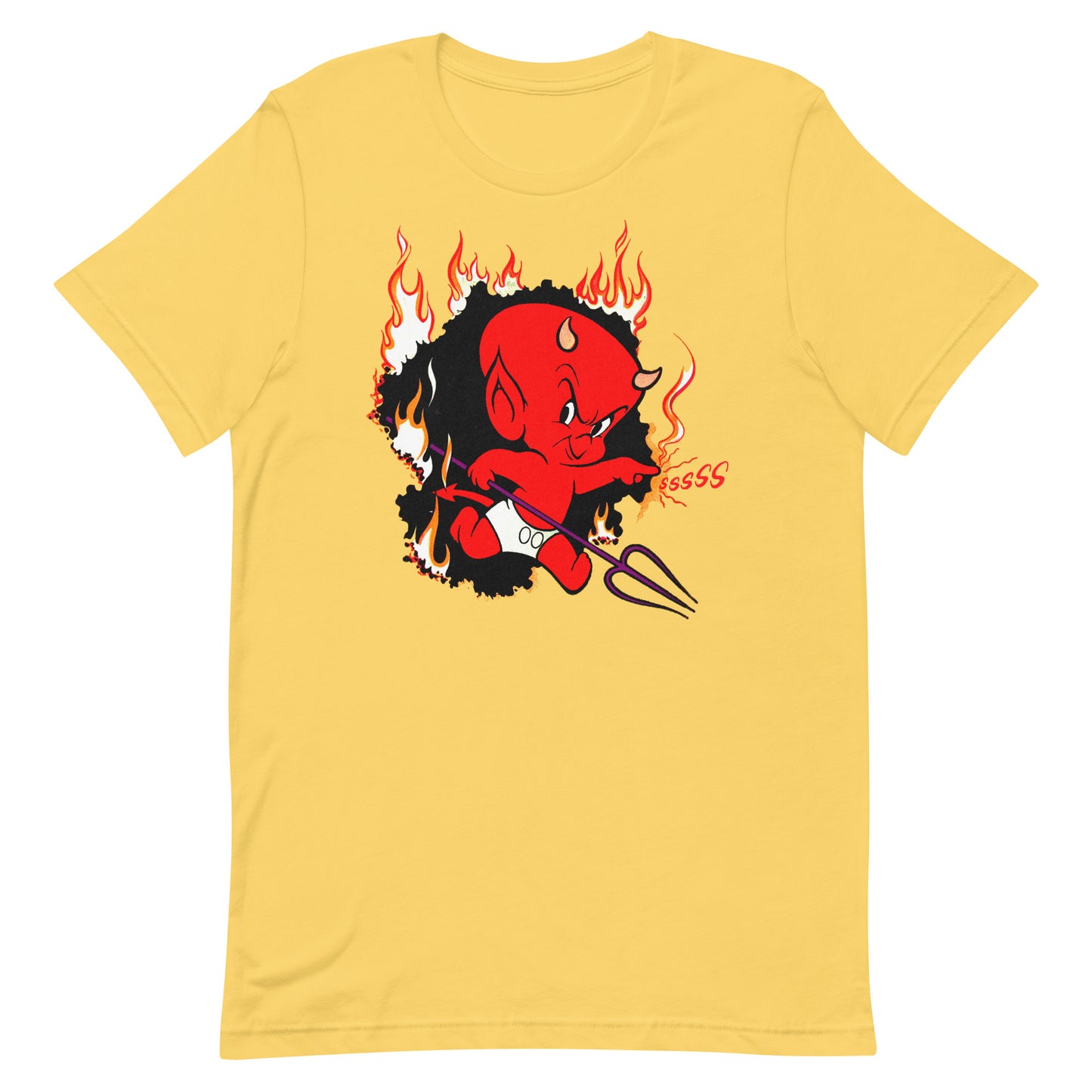Little Devil Portal to Hell Chest Burst Vintage Softstyle Tee