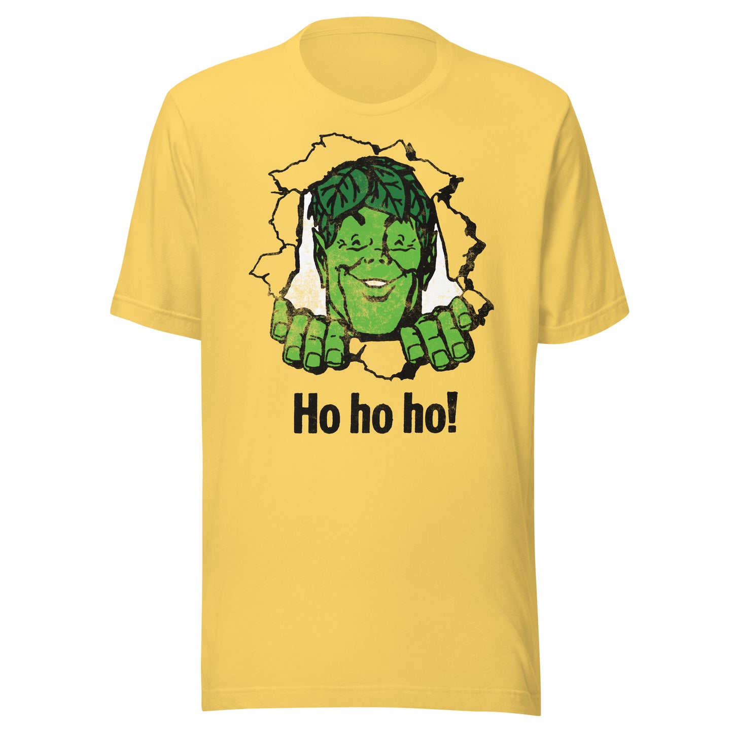 Jolly Giant Ho Ho Ho! Chest Burst Distressed Vintage Softstyle T-Shirt
