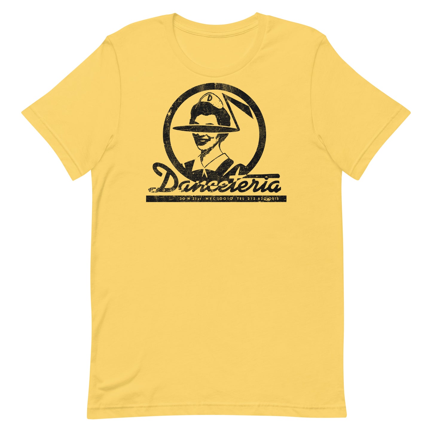 Danceteria NYC Logo Distressed Vintage Softstyle Unisex Tee