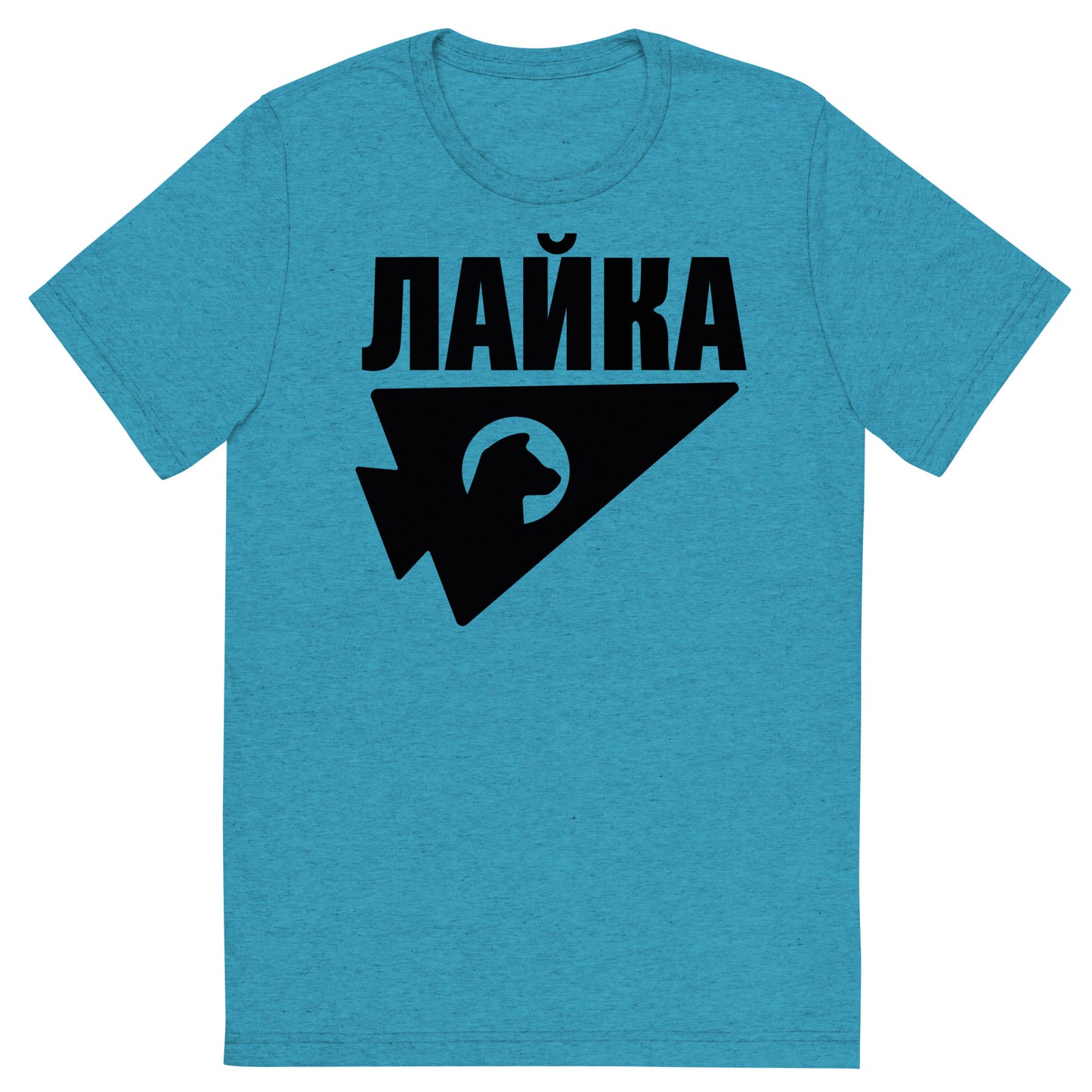 LAIKA The Russian Space Dog Cosplay As Worn by Kate Bishop ЛАЙКА Short Sleeve Tri-Blend T-Shirt