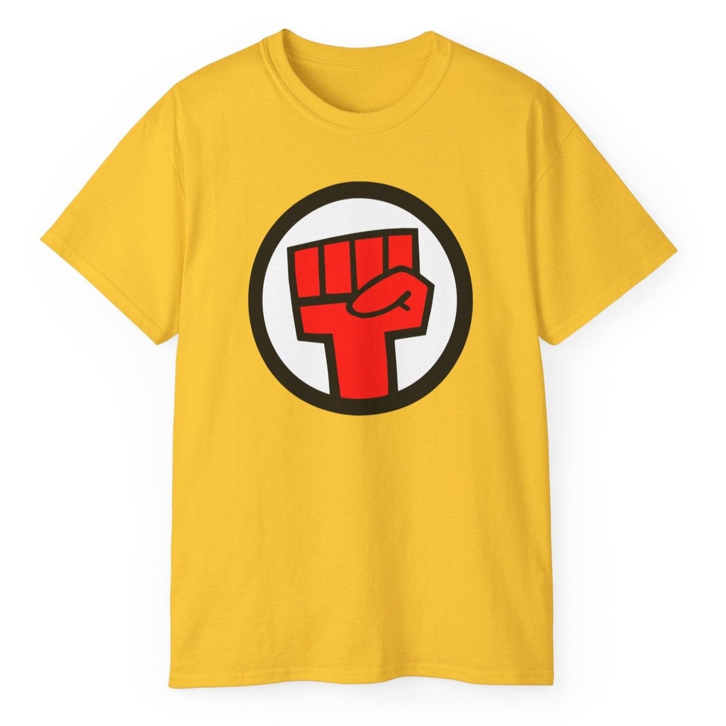 Raised Red Fist Logo Animated Rock Band Cosplay Unisex Tee