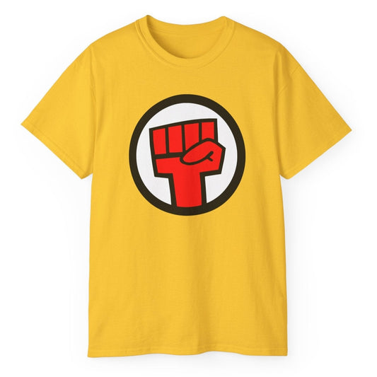 Raised Red Fist Logo Animated Rock Band Cosplay Unisex Tee