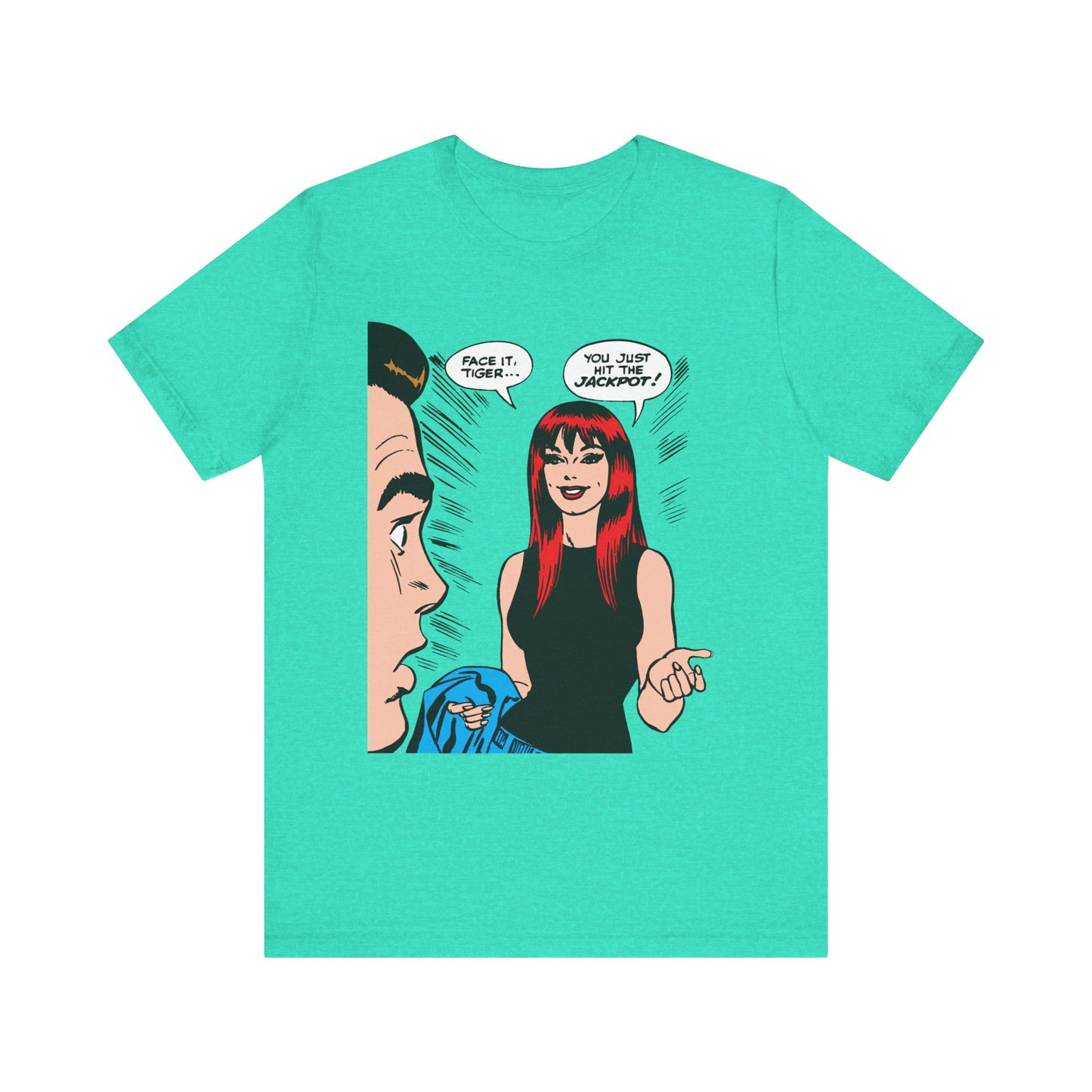 Face It, Tiger... Pop Art Color Panel Unisex Jersey Tee