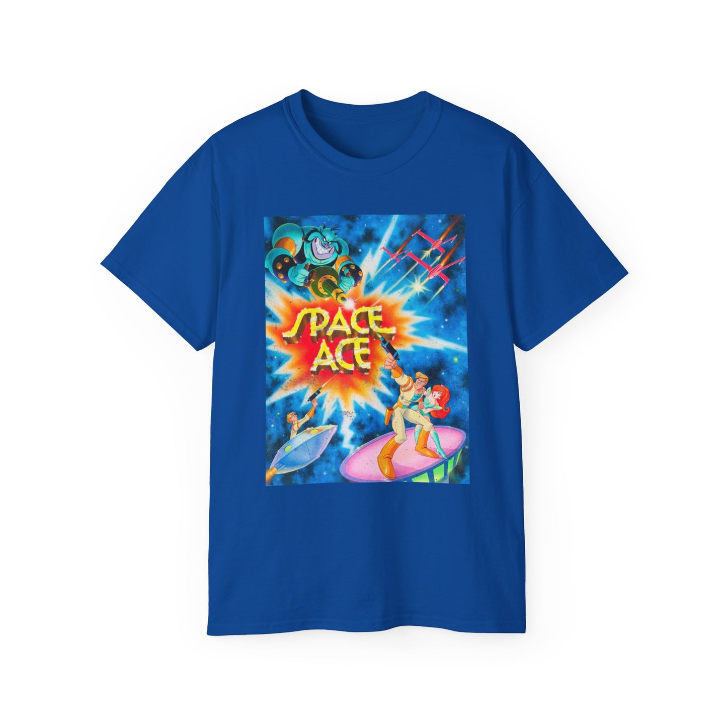 Space Ace, Kimberly & Commander Borf ’80s Arcade Cabinet Classic Unisex Tee