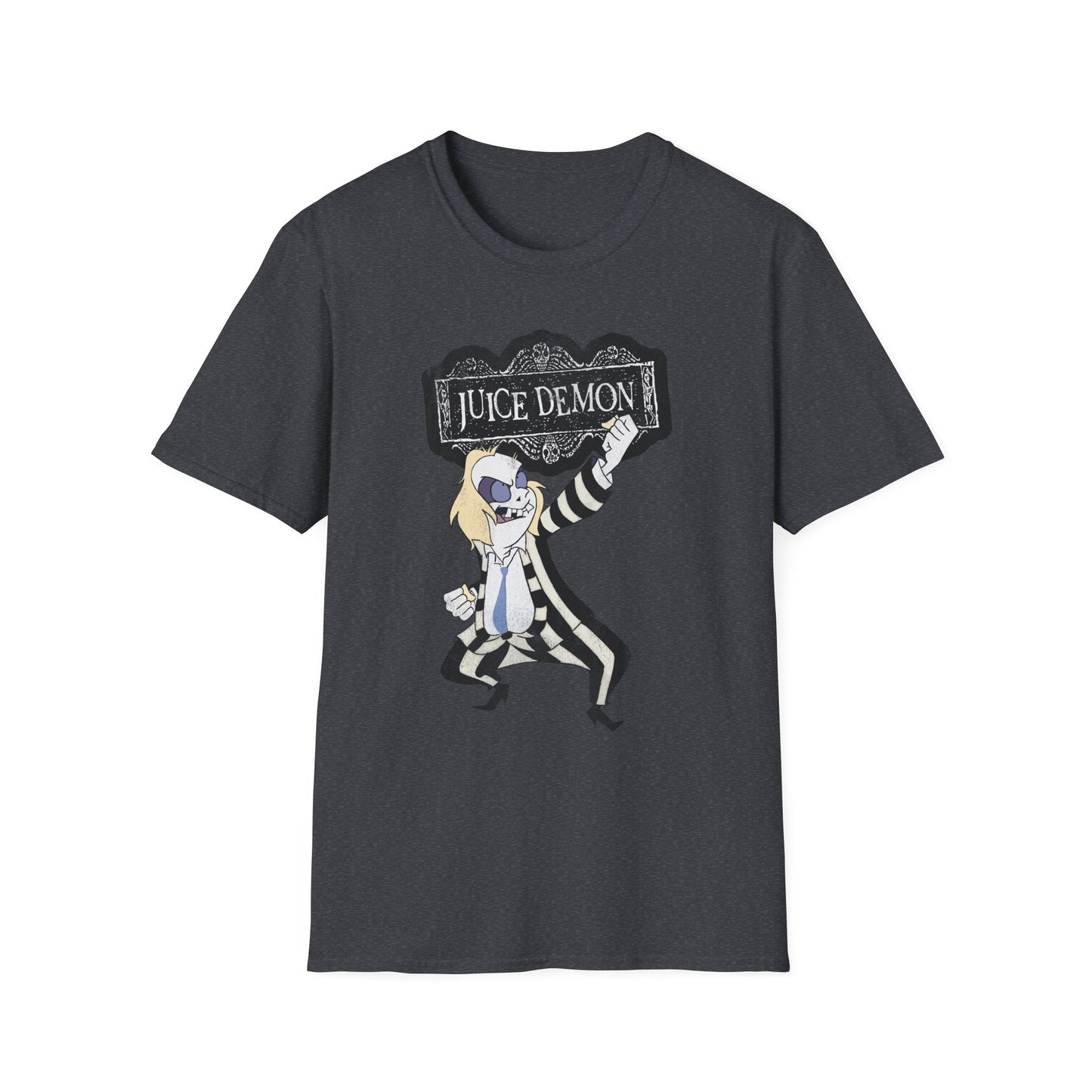 Juice Demon Engrish Parody Meme Distressed Unisex Softstyle T-Shirt