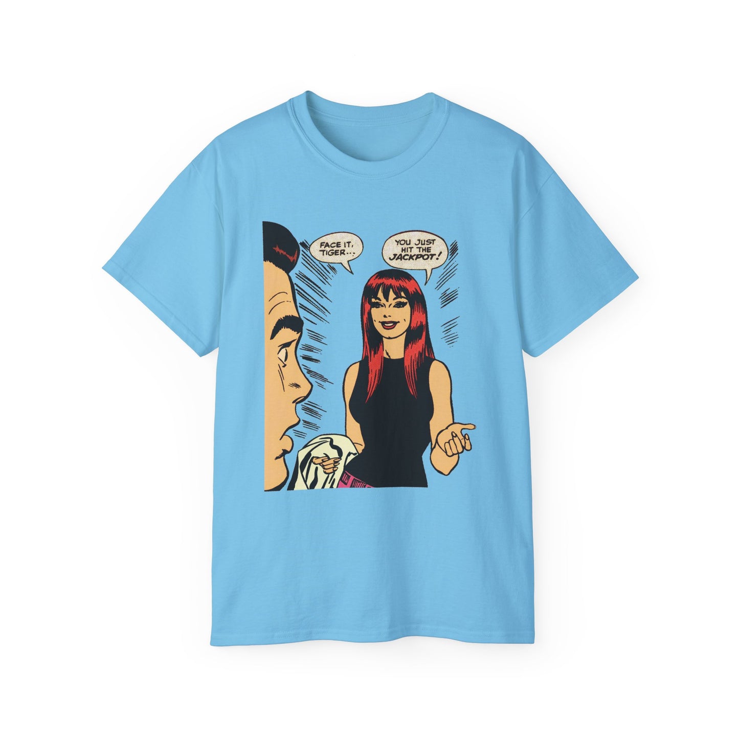 Face It, Tiger... Retro Halftone Panel Unisex Ultra Cotton Tee