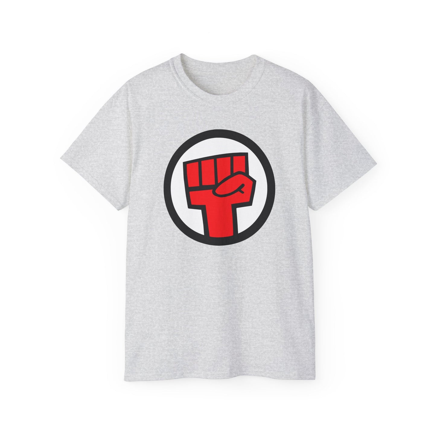Raised Red Fist Logo Animated Rock Band Cosplay Unisex Tee