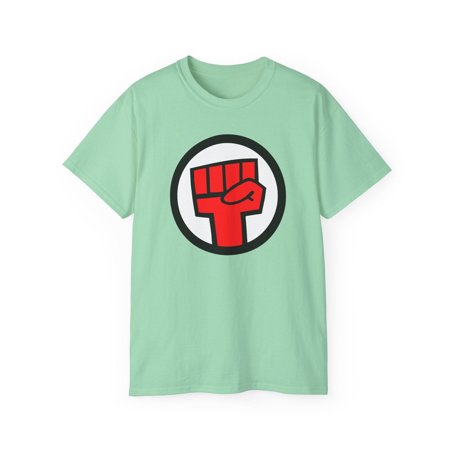 Raised Red Fist Logo Animated Rock Band Cosplay Unisex Tee