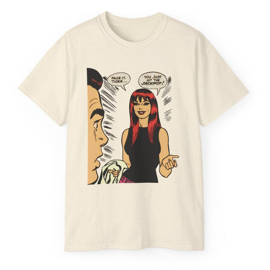 Face It, Tiger... Retro Halftone Panel Unisex Ultra Cotton Tee