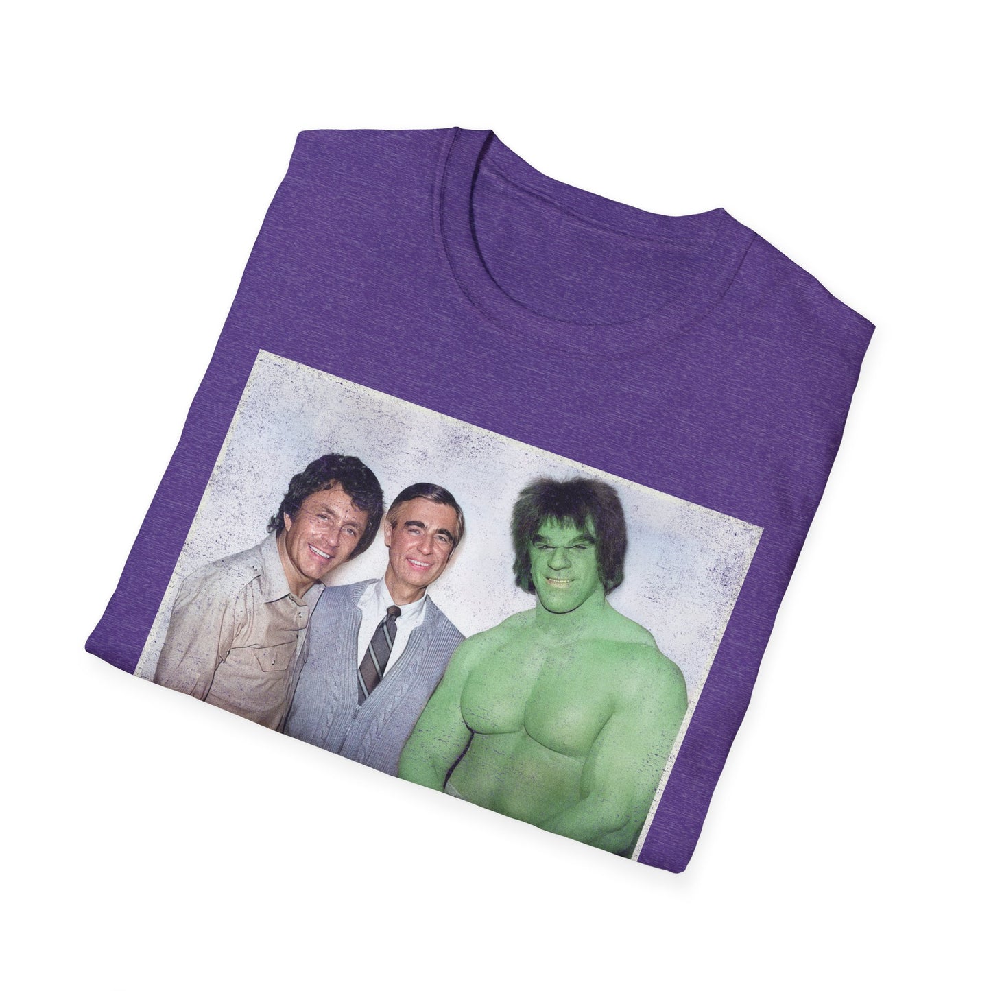 Kind Neighbor & The Green Giant 70s TV Legends Retro Distressed Unisex Softstyle T-Shirt