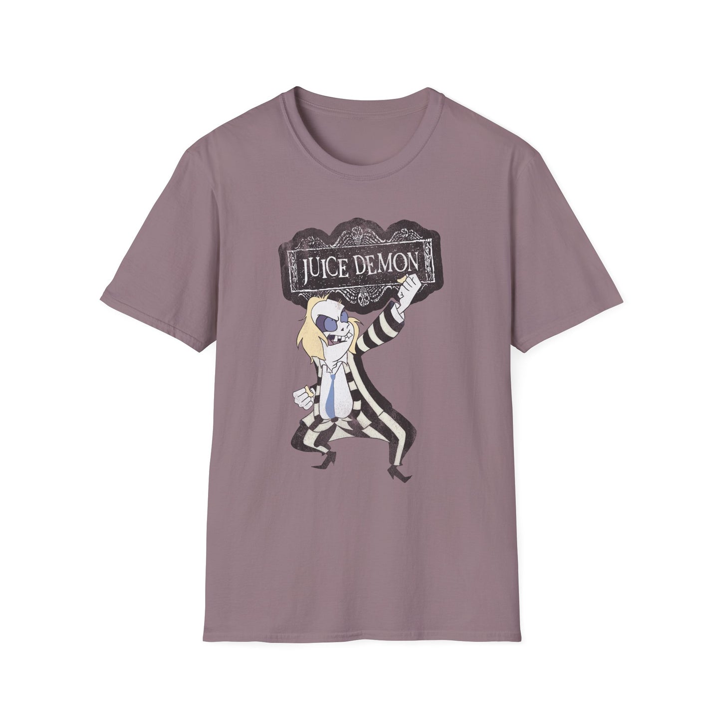 Juice Demon Engrish Parody Meme Distressed Unisex Softstyle T-Shirt