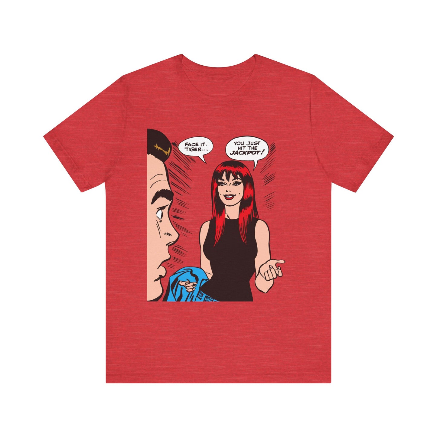 Face It, Tiger... Pop Art Color Panel Unisex Jersey Tee