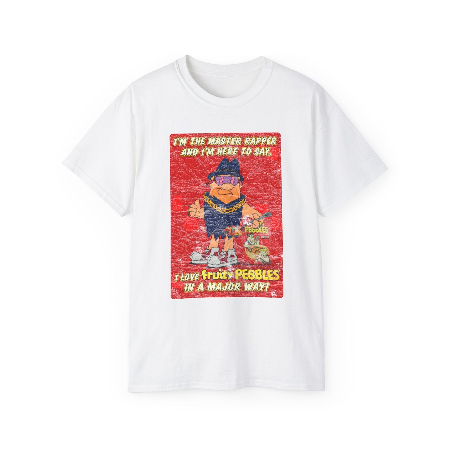 Master Rapper Cereal Mascot Distressed Unisex Tee
