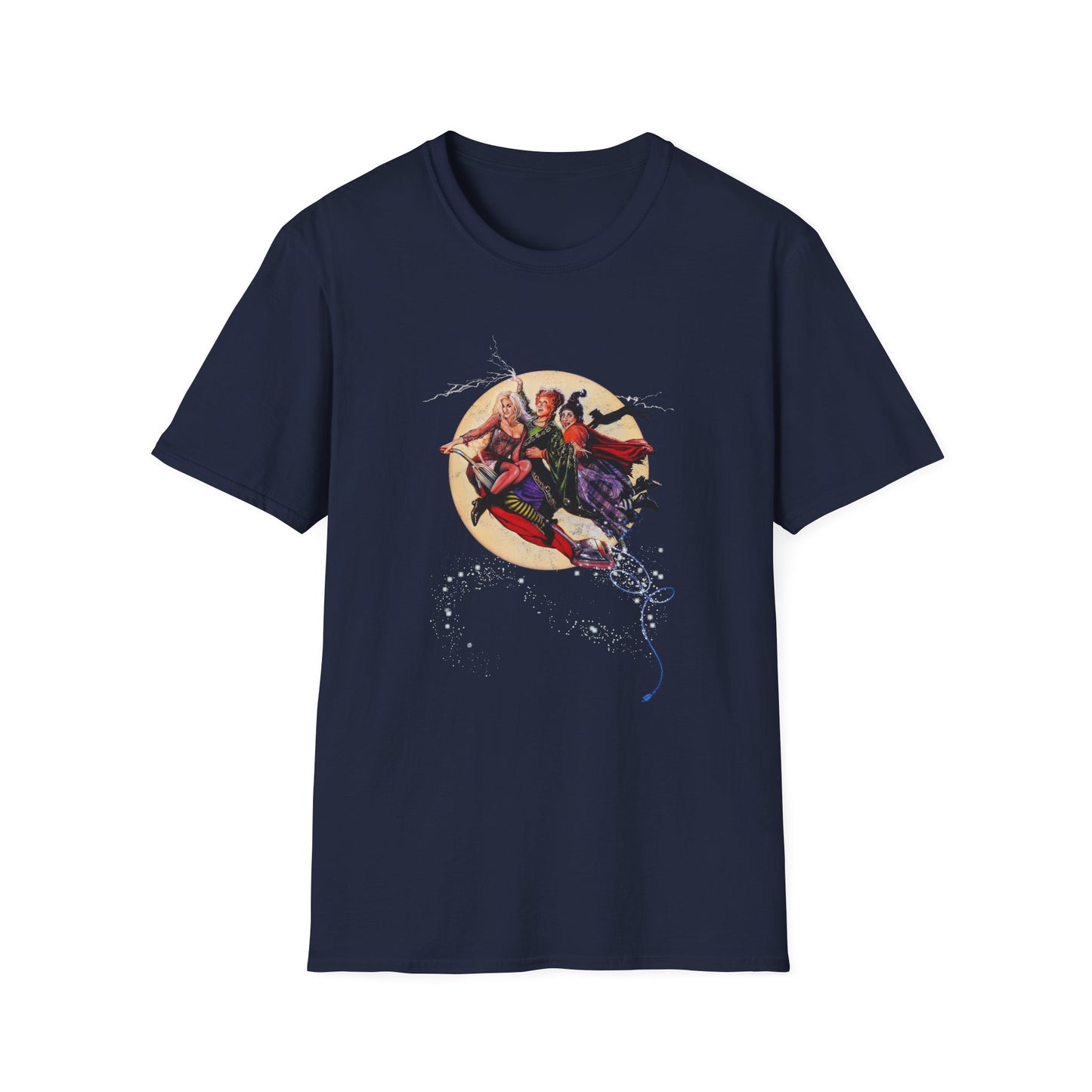 Moon Witches Distressed Unisex Softstyle T-Shirt