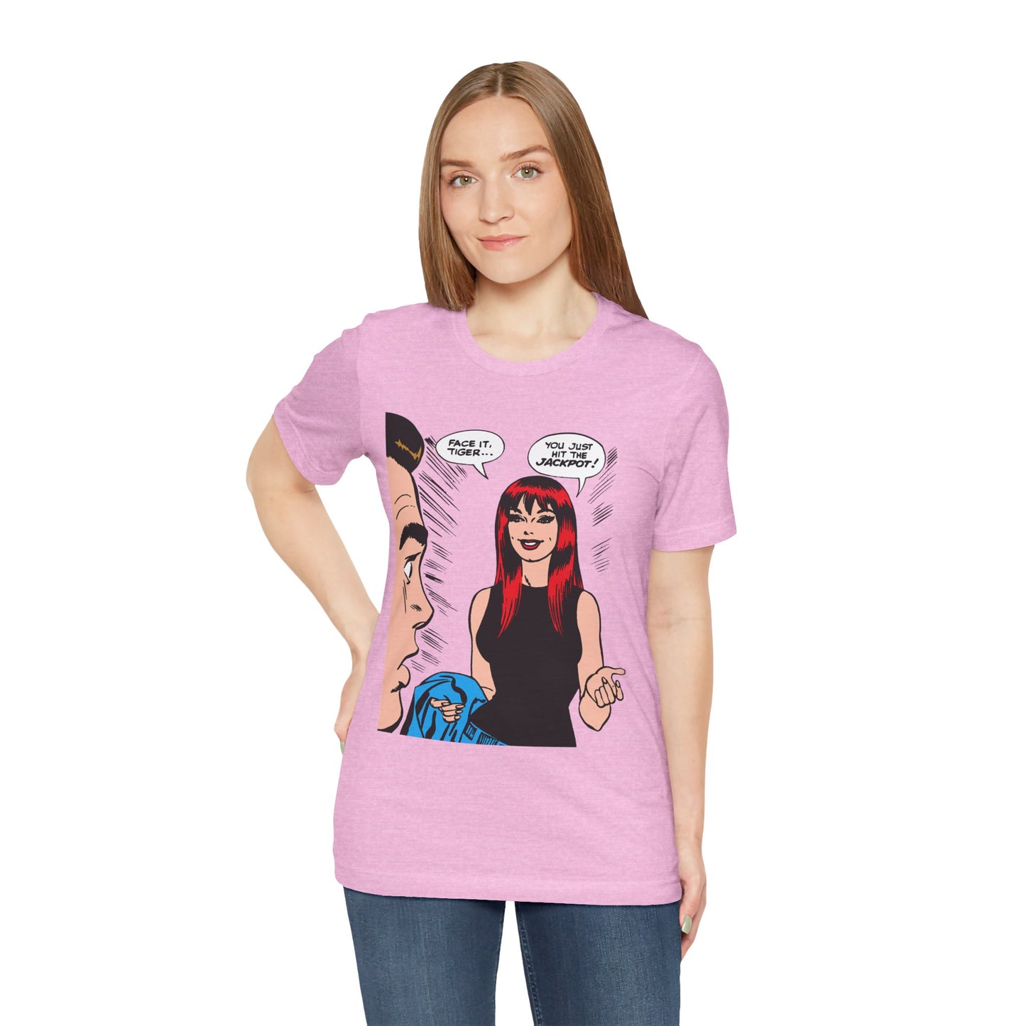 Face It, Tiger... Pop Art Color Panel Unisex Jersey Tee
