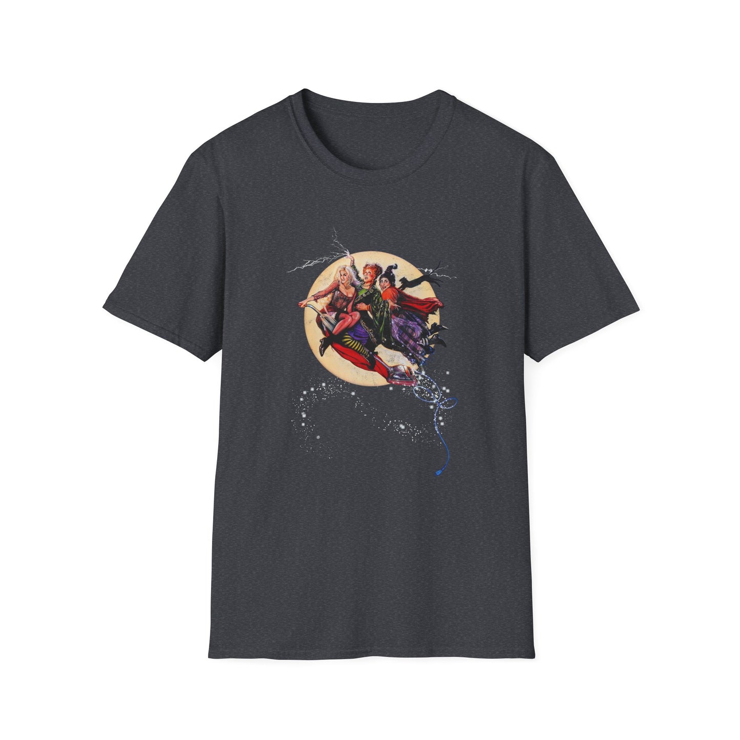 Moon Witches Distressed Unisex Softstyle T-Shirt