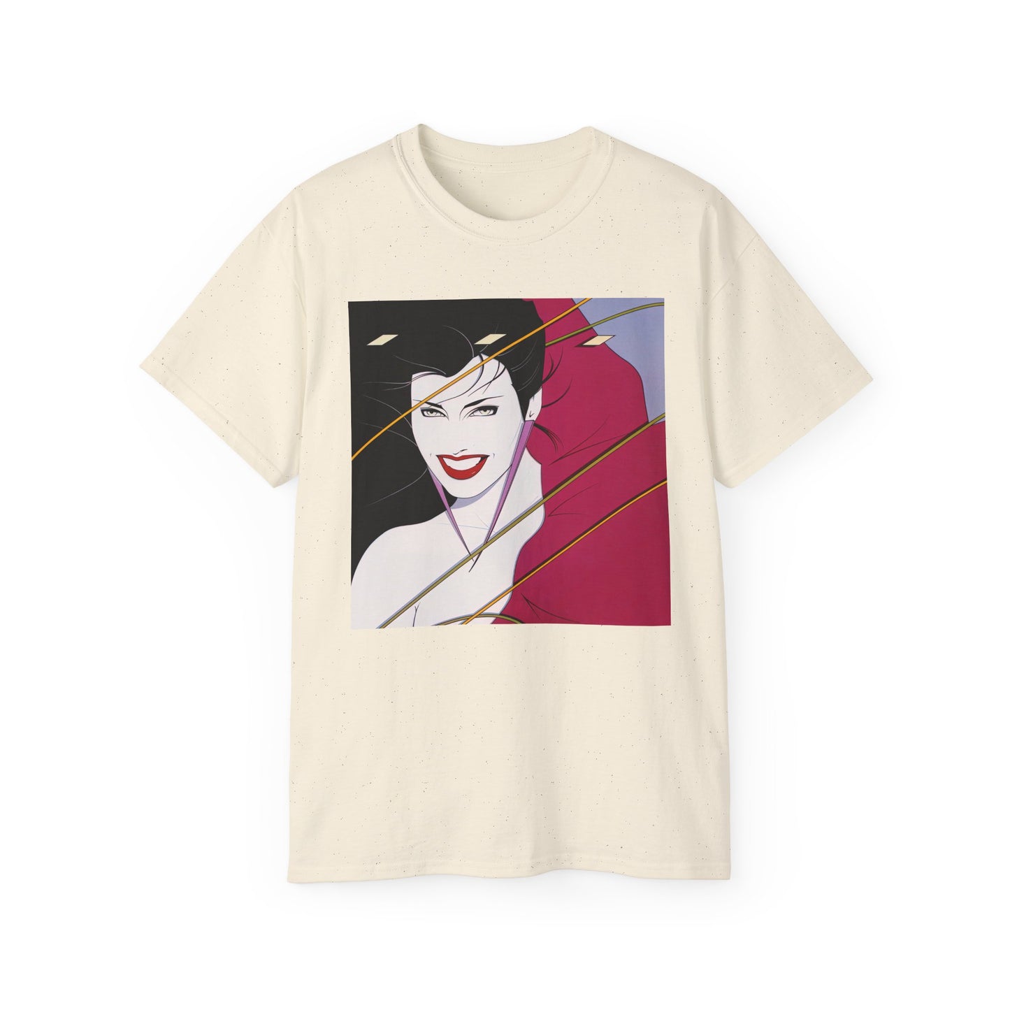 Rock-Inspired Opus 80s New Wave Glam Pop Art Cover Portrait Unisex Tee