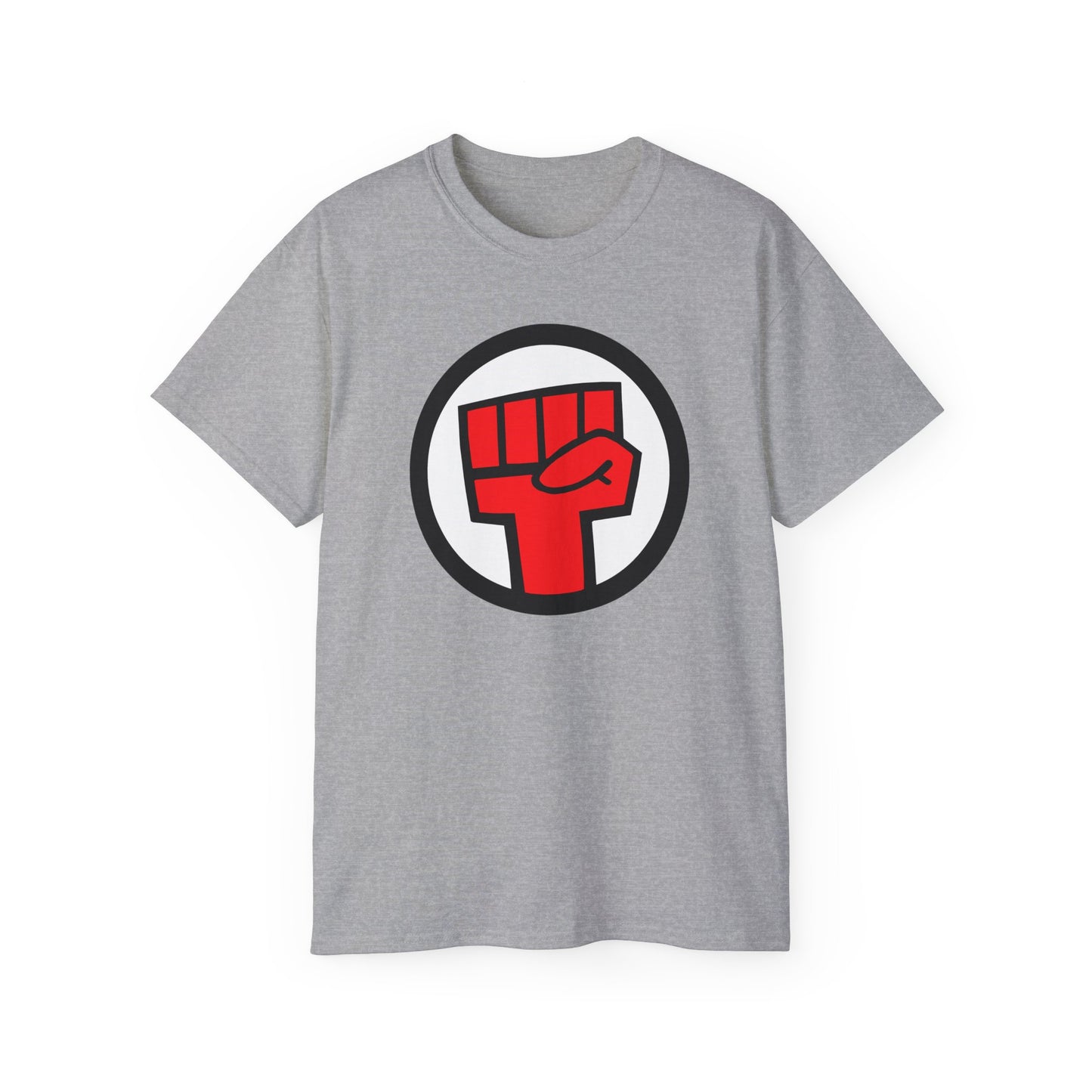 Raised Red Fist Logo Animated Rock Band Cosplay Unisex Tee
