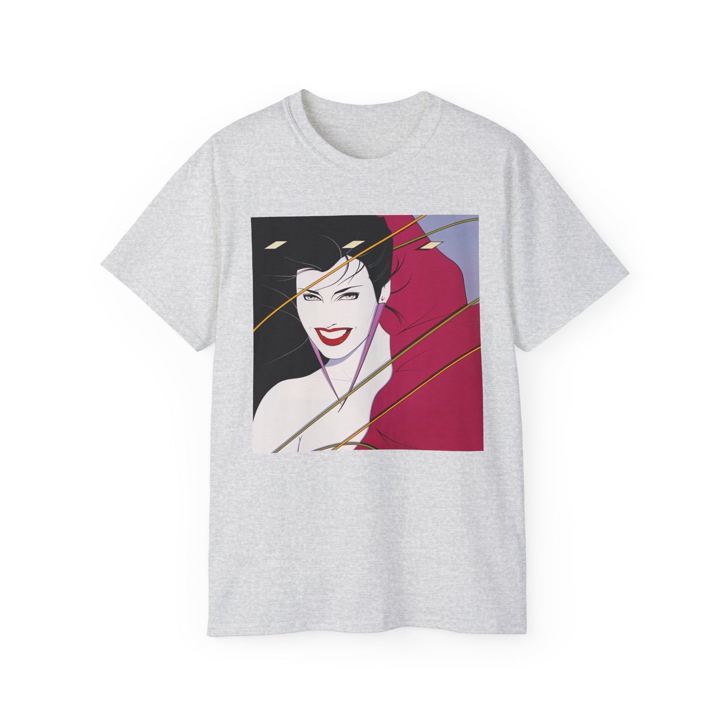 Rock-Inspired Opus 80s New Wave Glam Pop Art Cover Portrait Unisex Tee