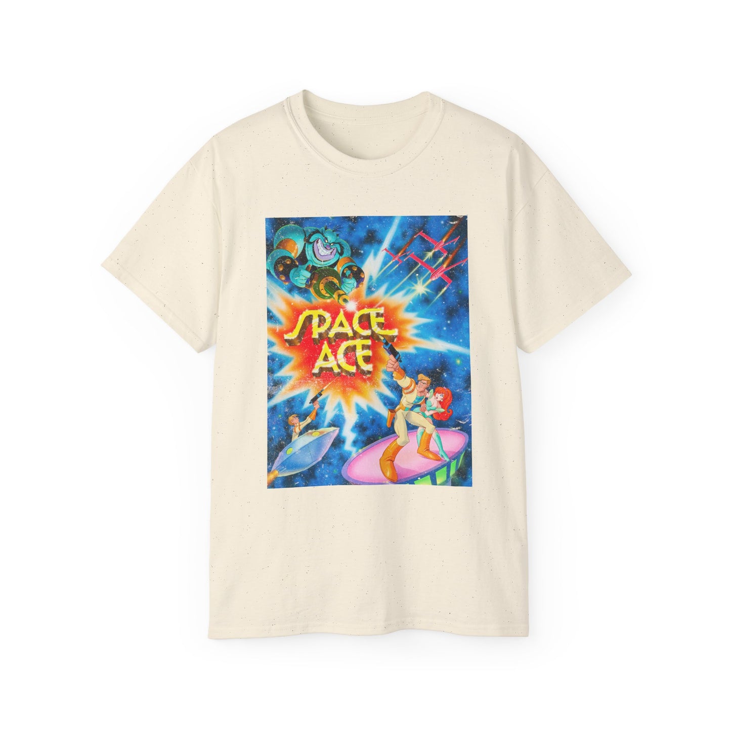 Space Ace, Kimberly & Commander Borf ’80s Arcade Cabinet Classic Unisex Tee