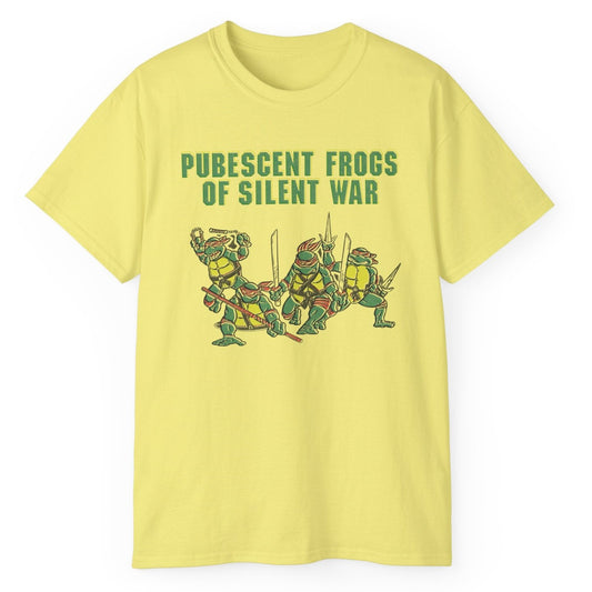 PUBESCENT FROGS OF SILENT WAR Parody Bootleg Unisex Tee