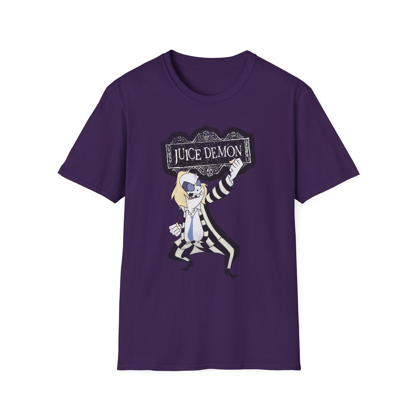 Juice Demon Engrish Parody Meme Distressed Unisex Softstyle T-Shirt