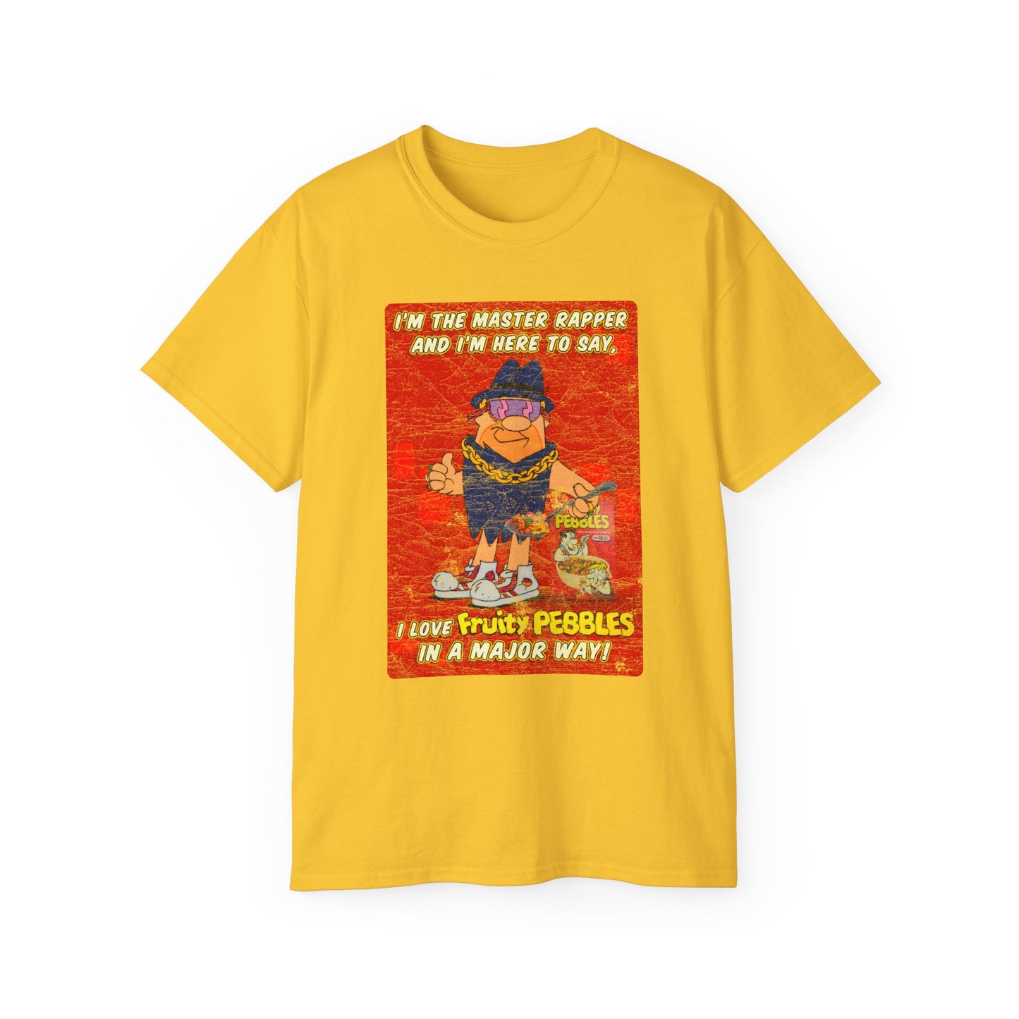 Master Rapper Cereal Mascot Distressed Unisex Tee