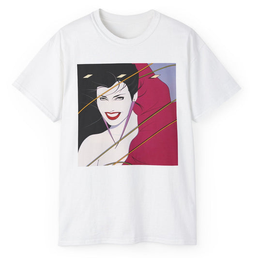 Rock-Inspired Opus 80s New Wave Glam Pop Art Cover Portrait Unisex Tee