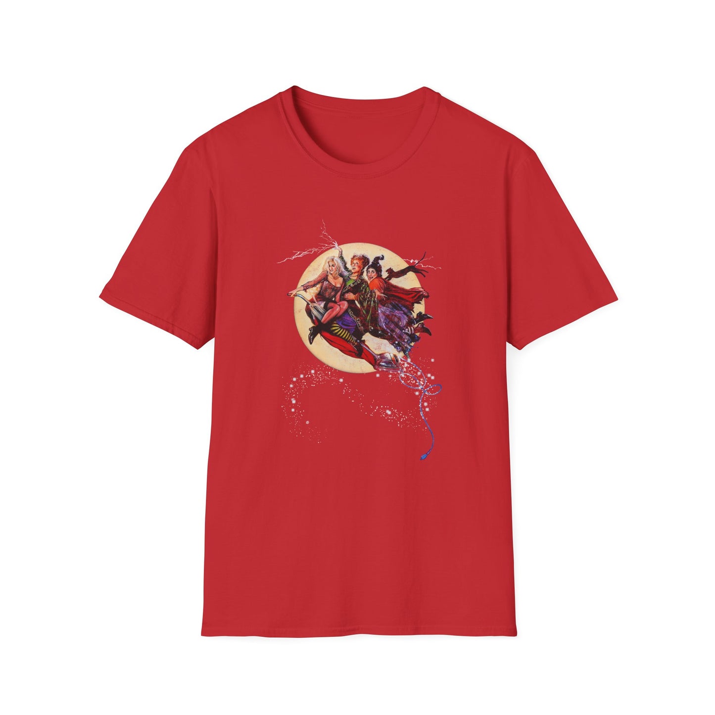 Moon Witches Distressed Unisex Softstyle T-Shirt