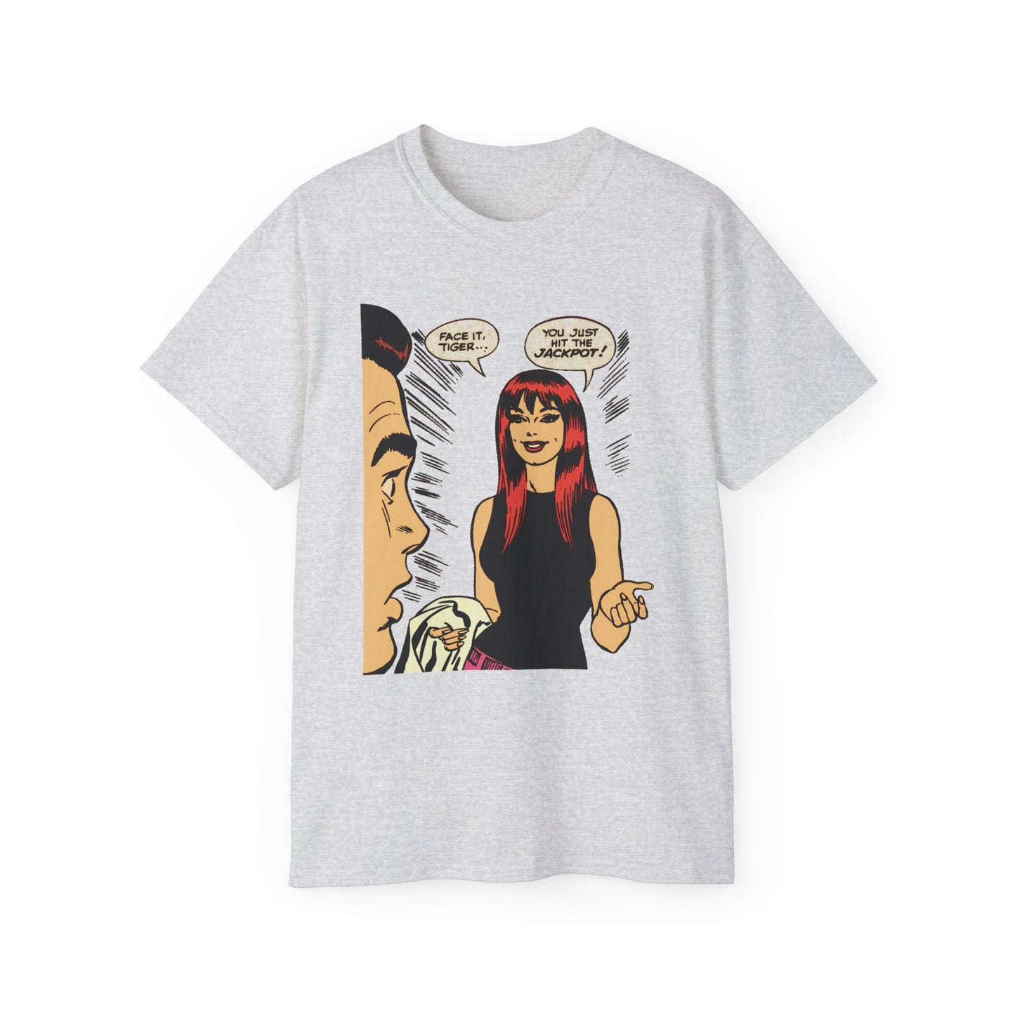 Face It, Tiger... Retro Halftone Panel Unisex Ultra Cotton Tee