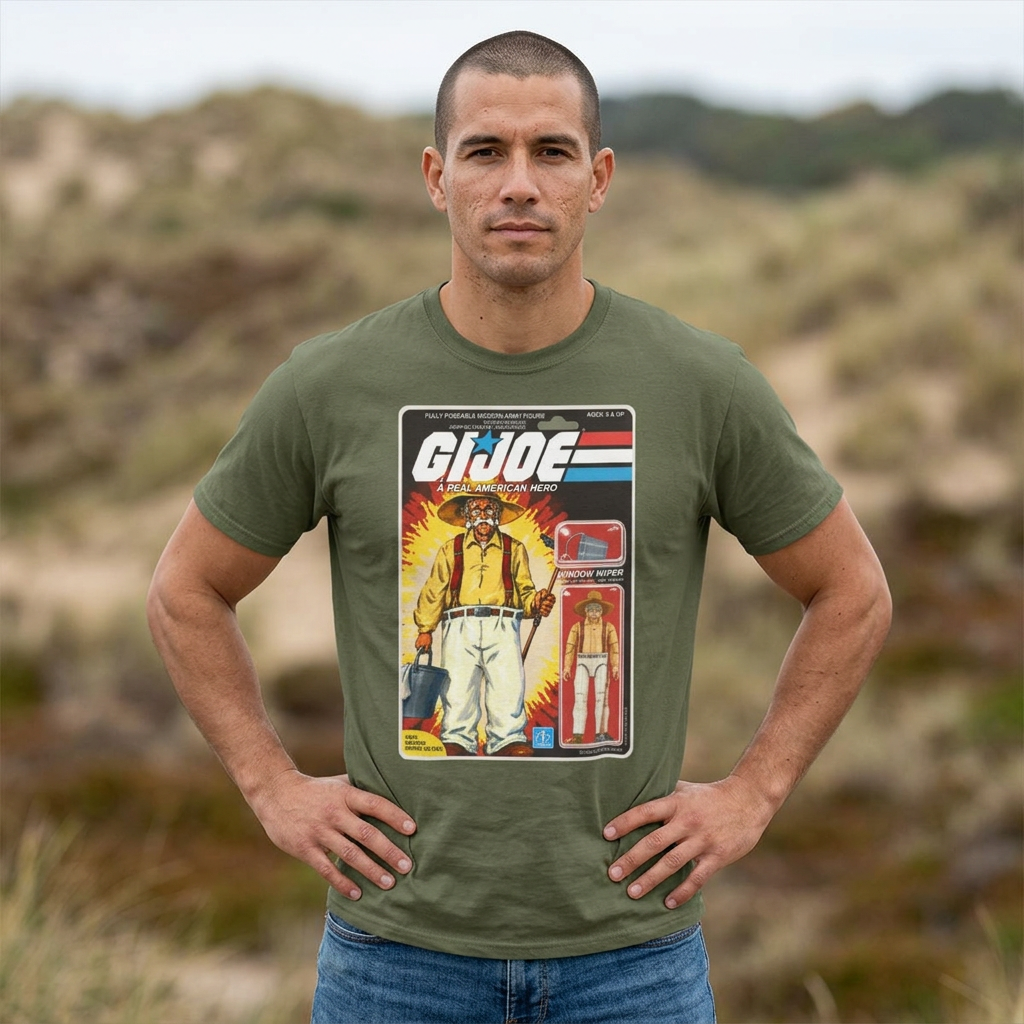 The Viper Is Coming “Wiper” Vintage Action Figure Card Art Tee