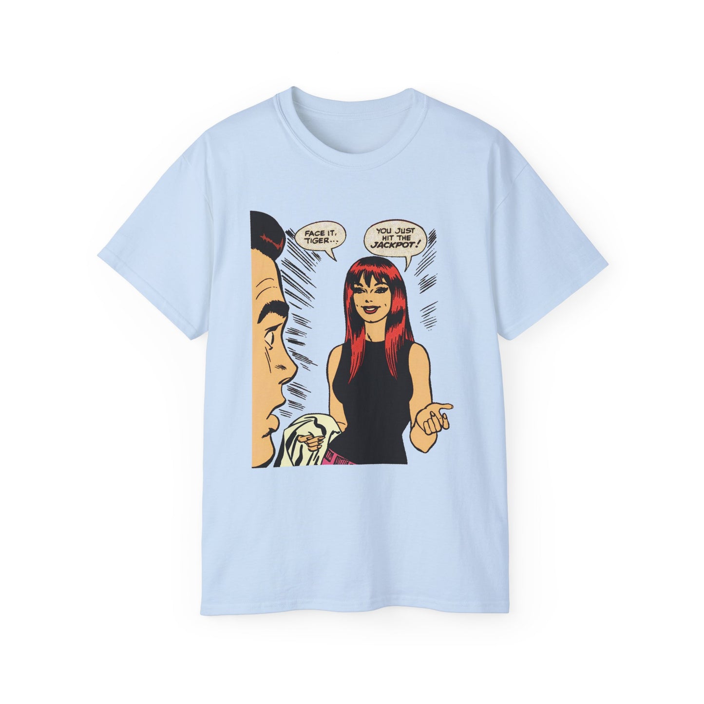Face It, Tiger... Retro Halftone Panel Unisex Ultra Cotton Tee