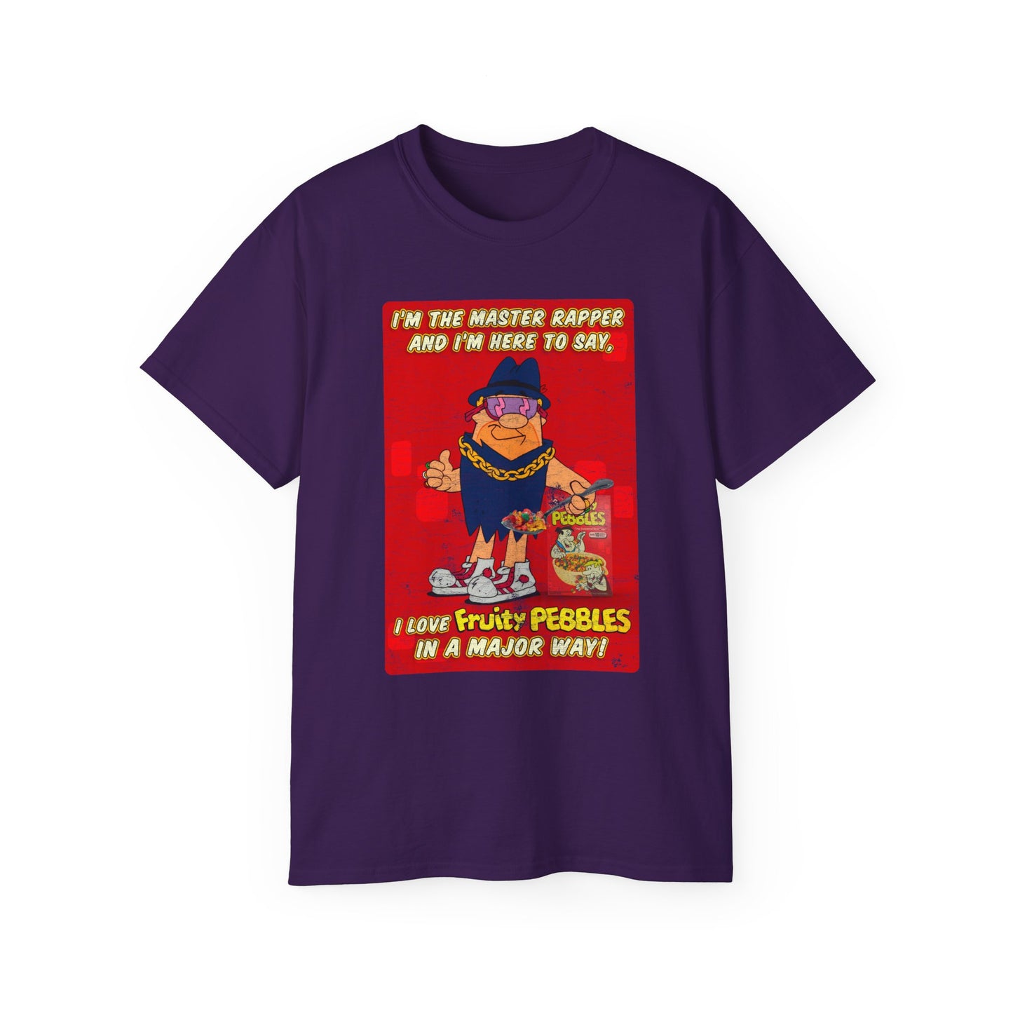 Master Rapper Cereal Mascot Distressed Unisex Tee