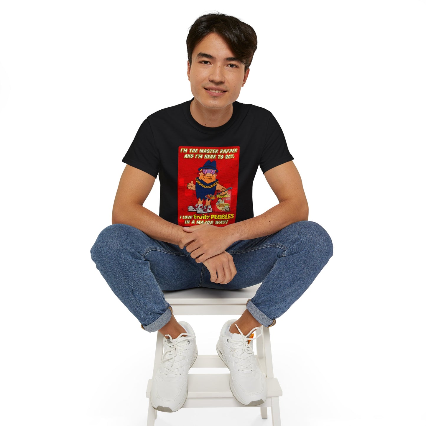 Master Rapper Cereal Mascot Distressed Unisex Tee
