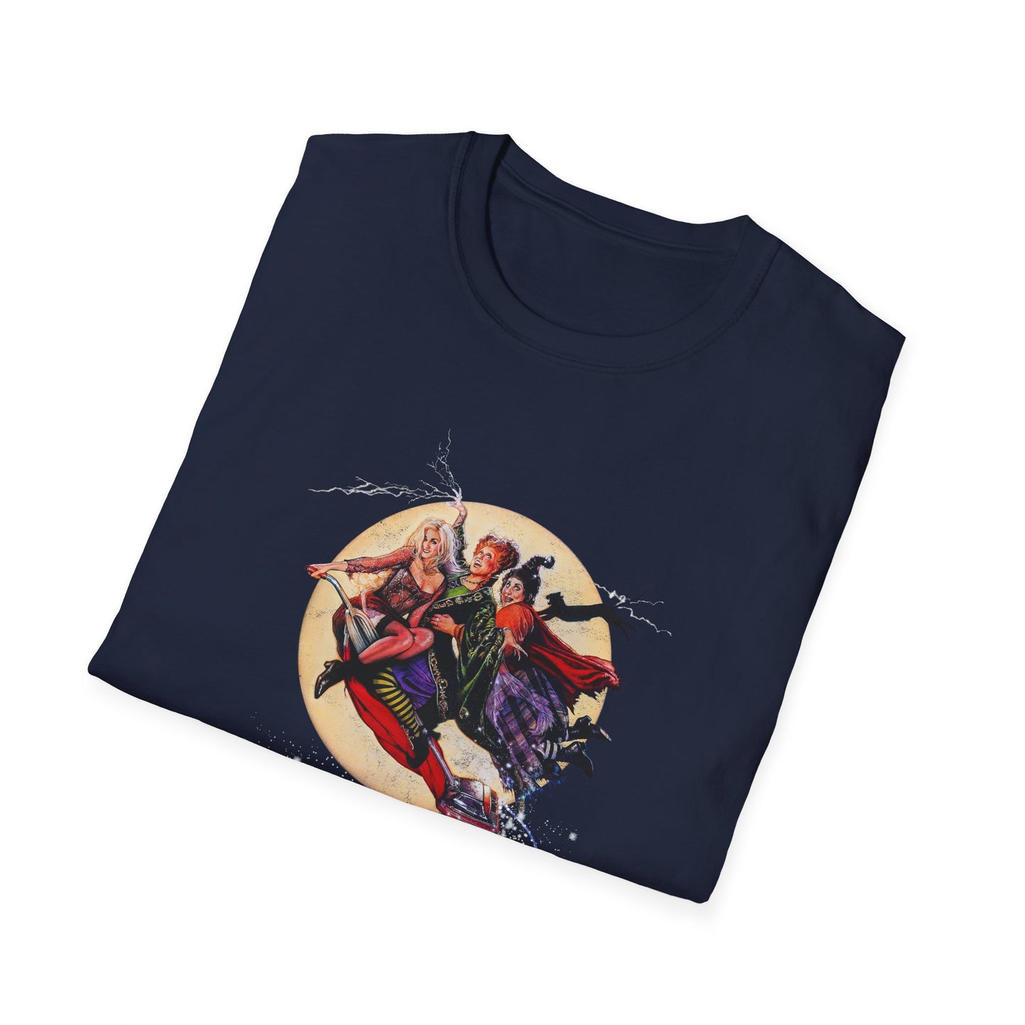 Moon Witches Distressed Unisex Softstyle T-Shirt