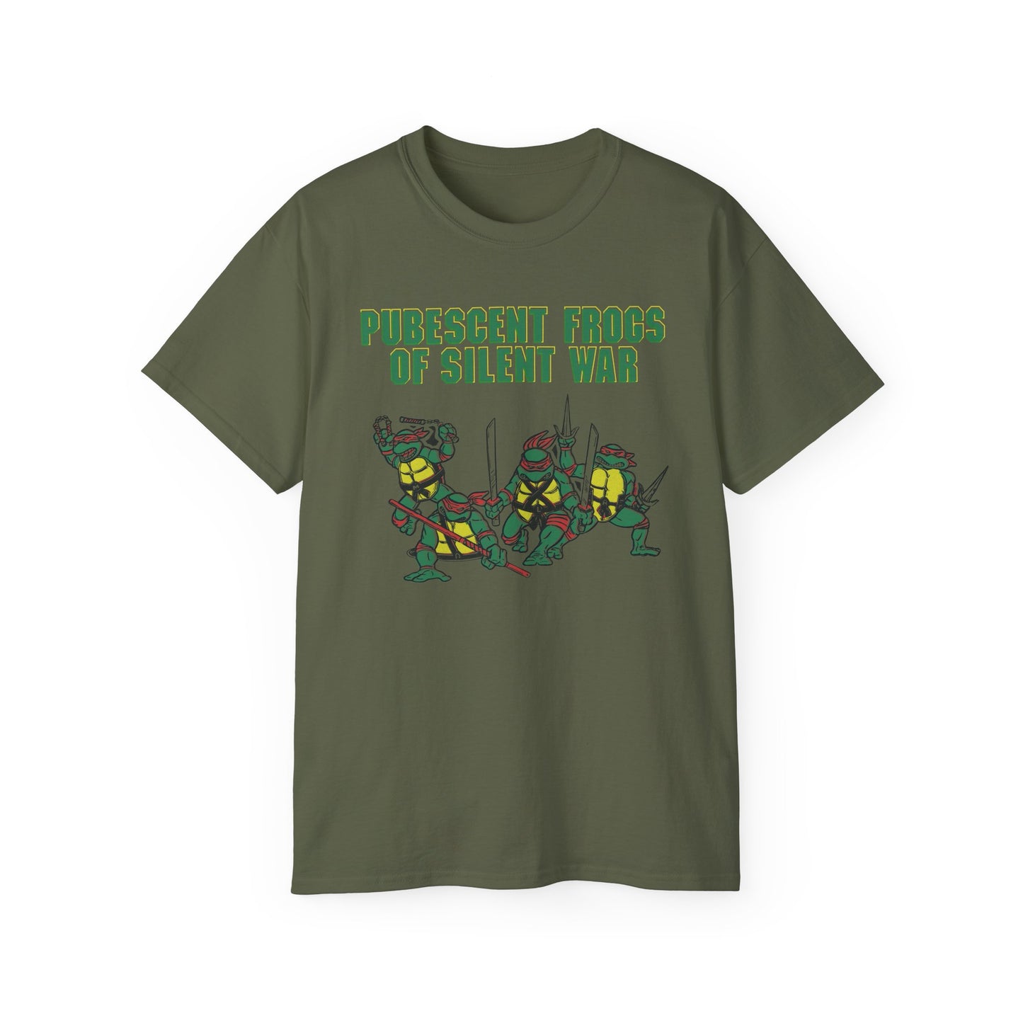PUBESCENT FROGS OF SILENT WAR Parody Bootleg Unisex Tee